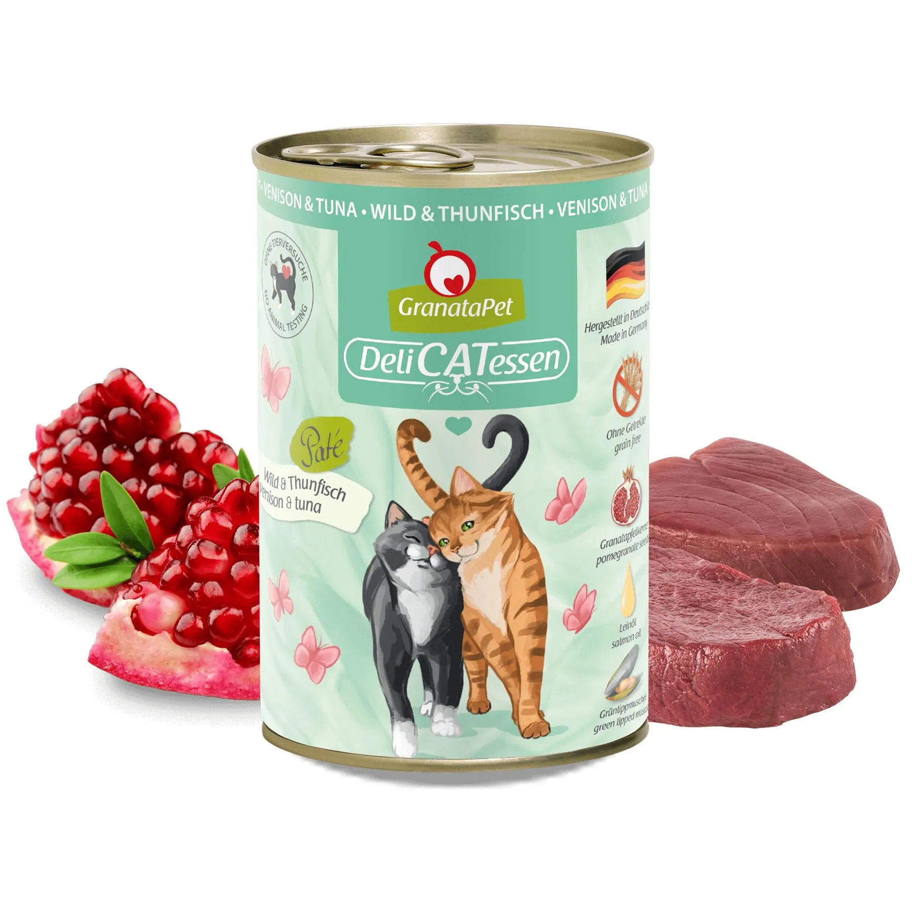 GranataPet DeliCATessen Selvaggina & Tonno, 6 x 400g - immagine 2