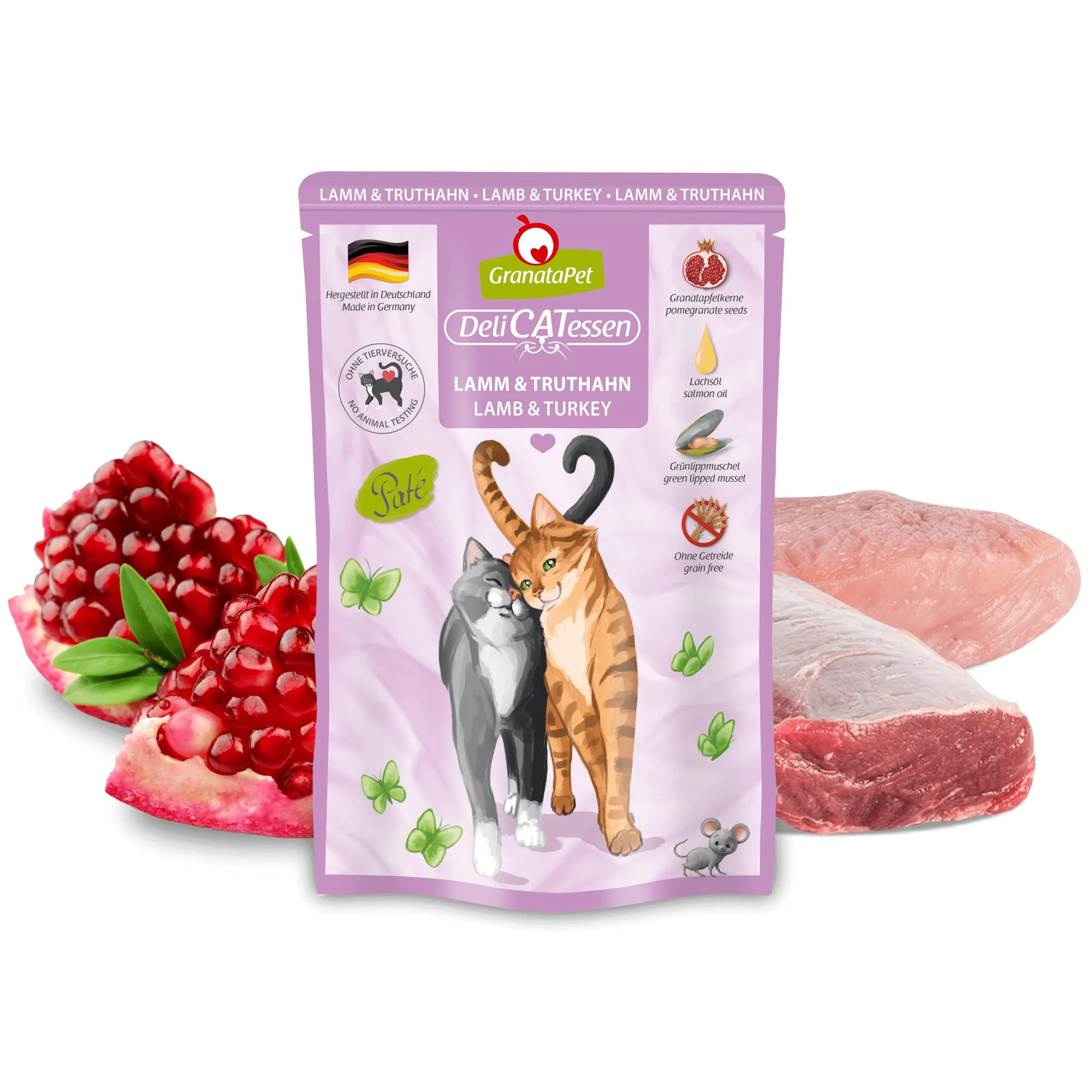 GranataPet DeliCATessen Agnello & Tacchino, 6 x 85 g - immagine 2