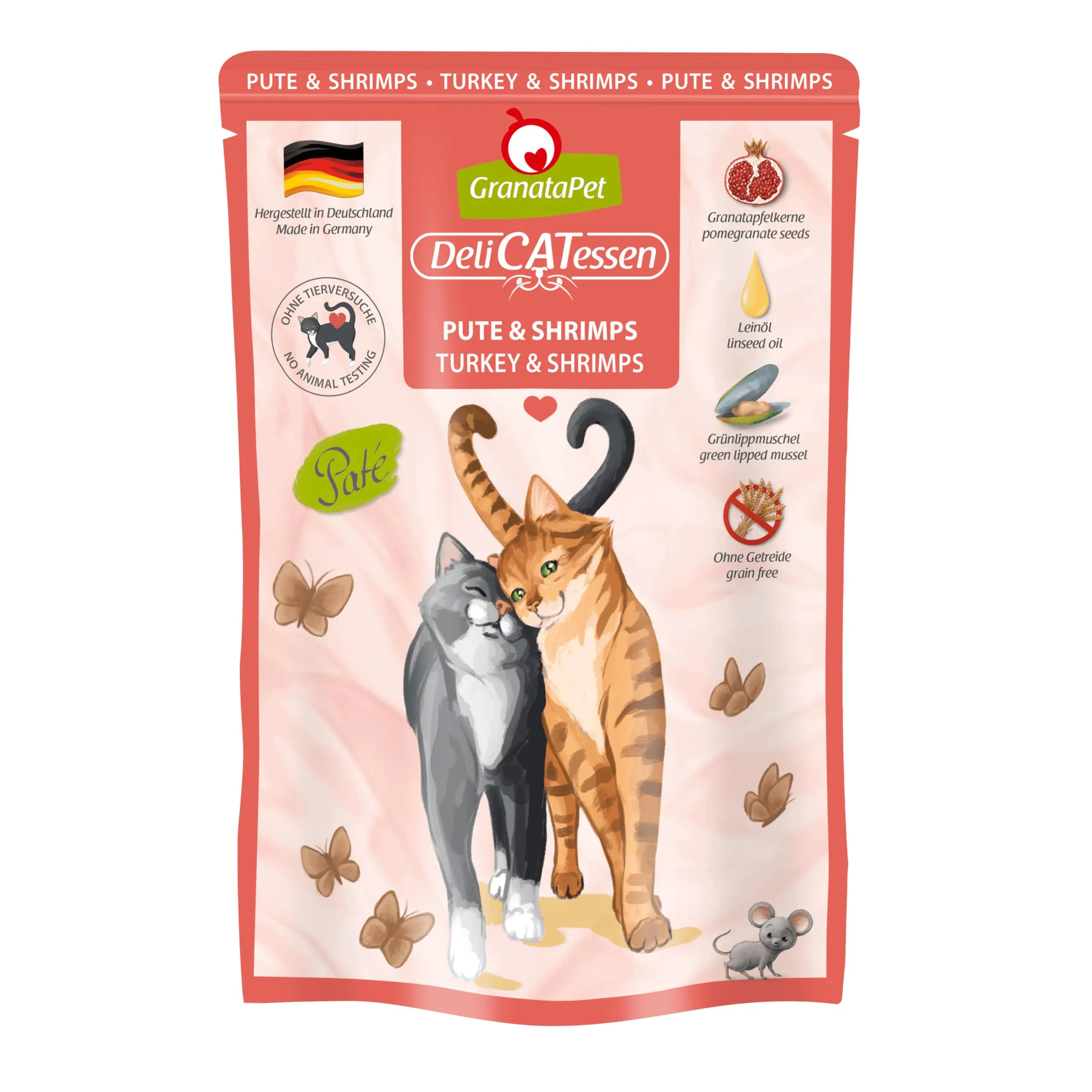 GranataPet DeliCATessen Pute & Shrimps, 6 x 85g - immagine 1