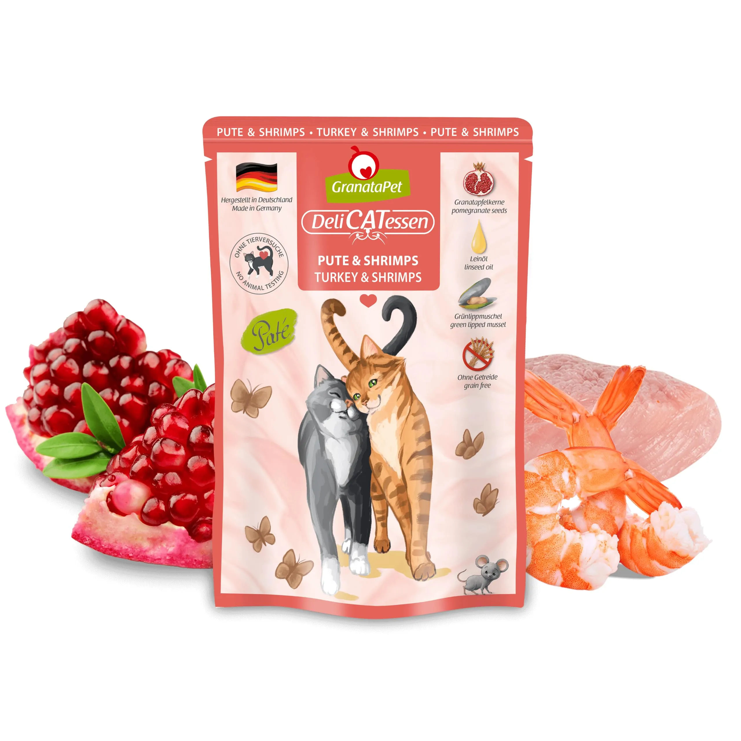 GranataPet DeliCATessen Pute & Shrimps, 6 x 85g - immagine 2