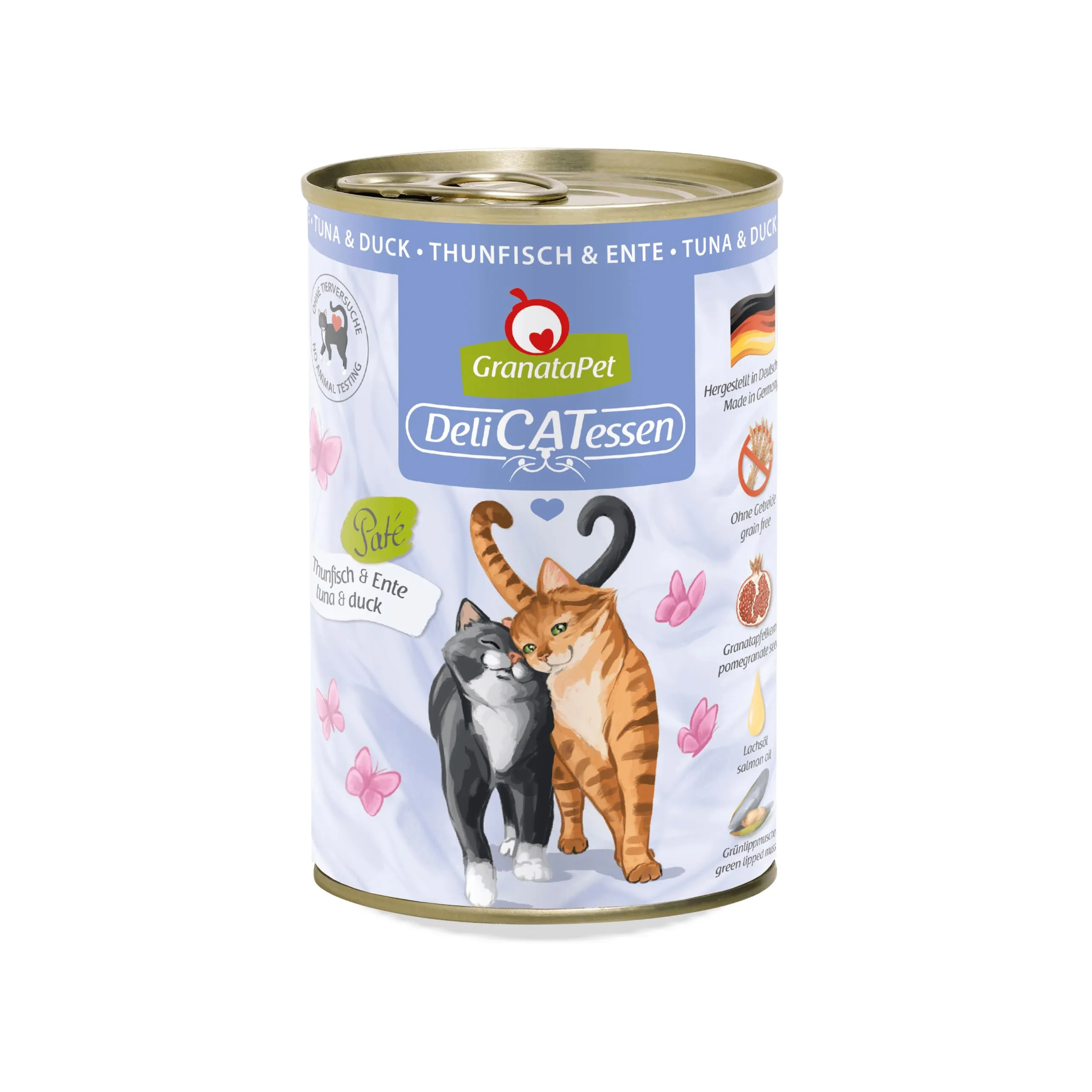 GranataPet DeliCATessen Tonno & Anatra, 6 x 400g - immagine 1