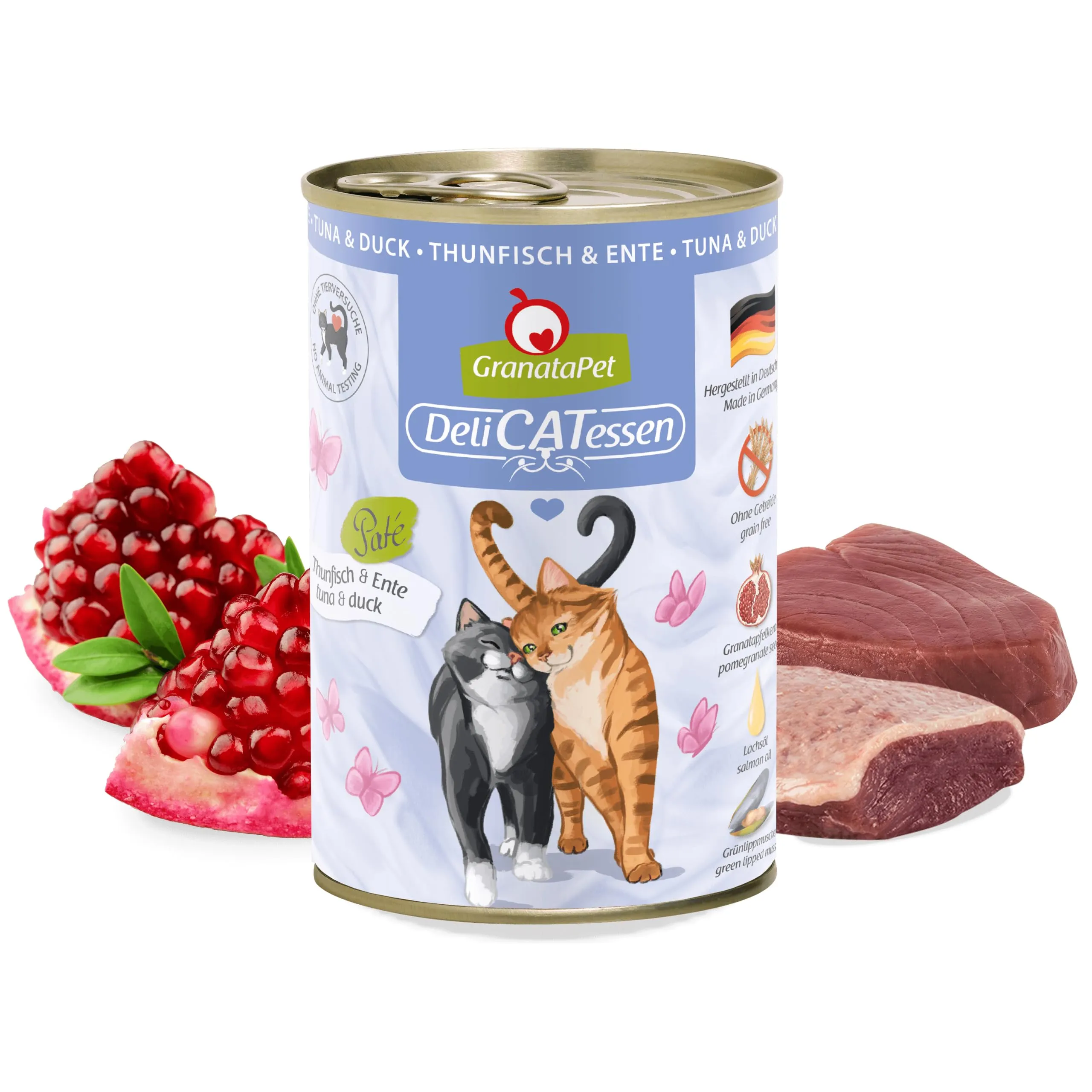 GranataPet DeliCATessen Tonno & Anatra, 6 x 400g - immagine 2