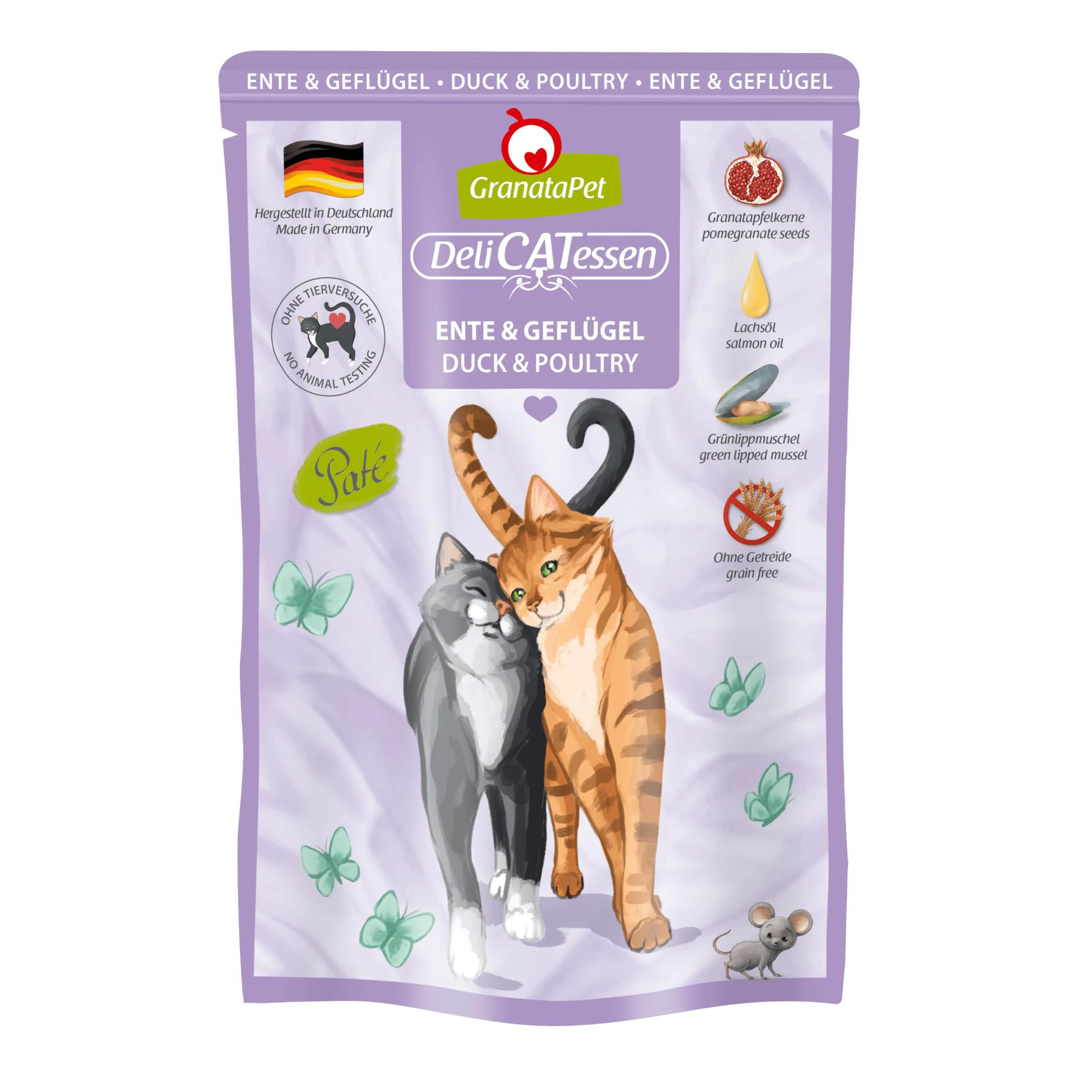GranataPet DeliCATessen Anatra & Pollame, 6 x 85 g - immagine 1