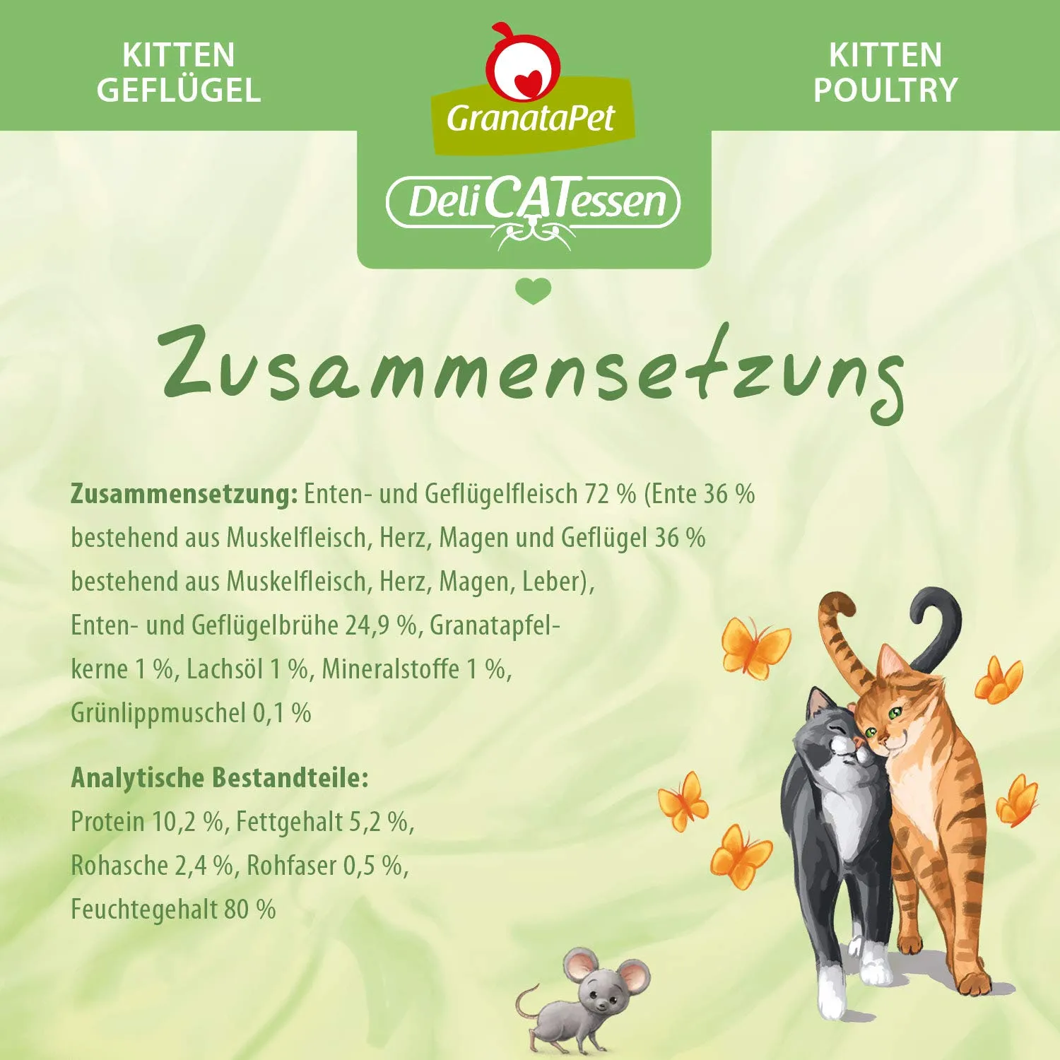 GranataPet DeliCATessen Kitten/Junior Pollame, 6 x 85g - immagine 4