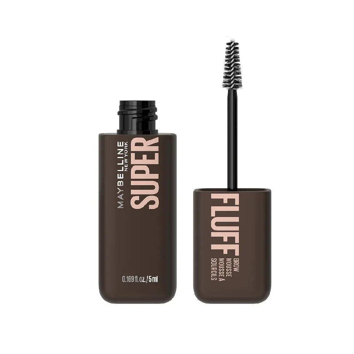 Maybelline Superfluff Mascara Sopracciglia Piene e Soffici Formula in Mousse Colore 262 Black Brown - immagine 1