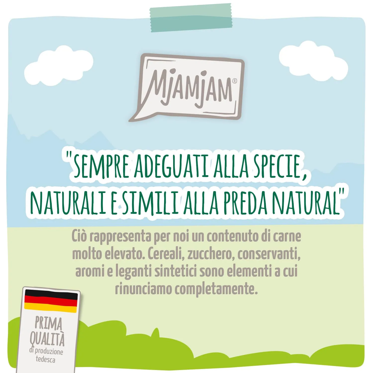 MjAMjAM - cibo umido premium per gatti - deliziosa renna con pollo su deliziose carote, confezione da 6 (6 x 400 g), senza cereali con carne extra - immagine 3