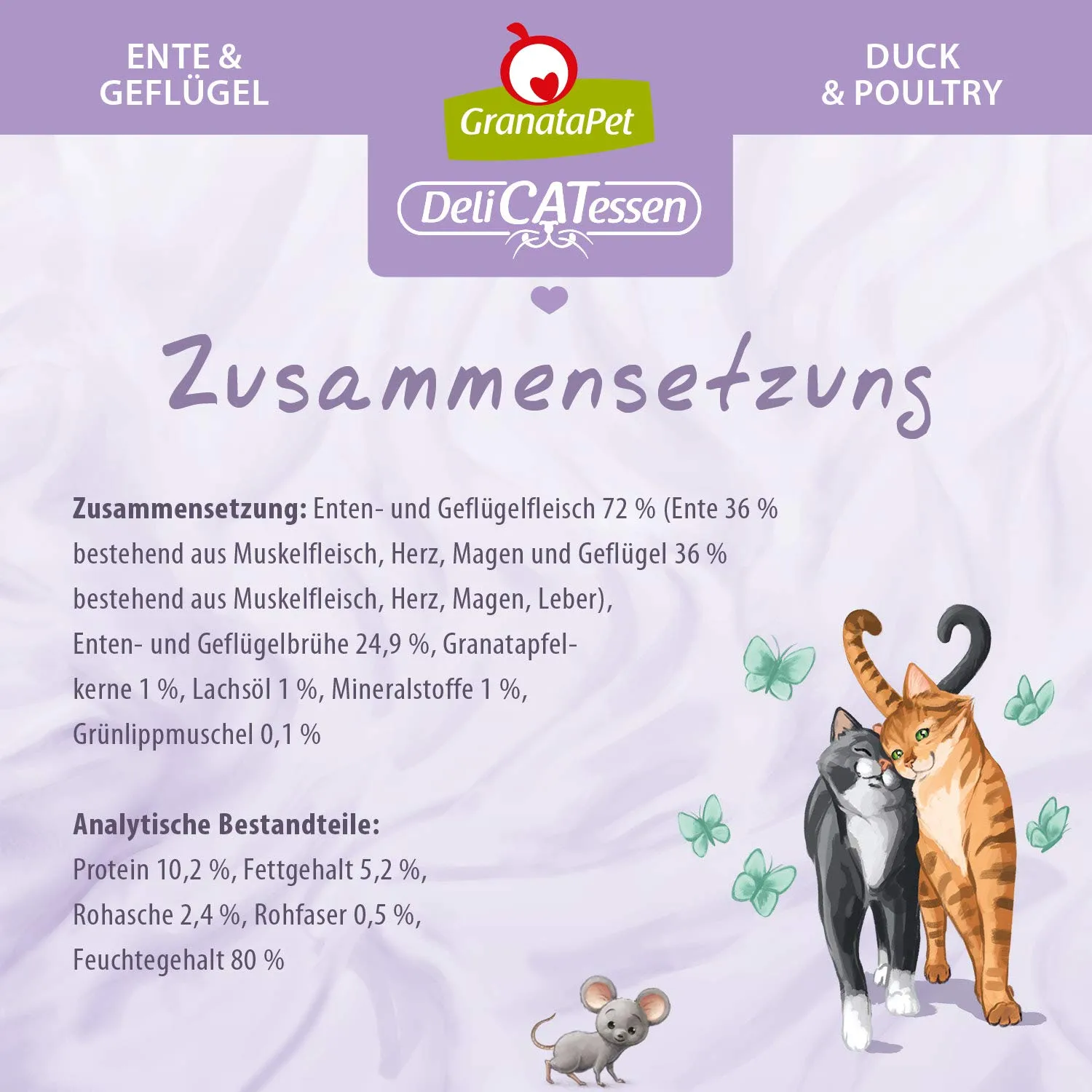 GranataPet DeliCATessen Anatra & Pollame, 6 x 800g - immagine 4