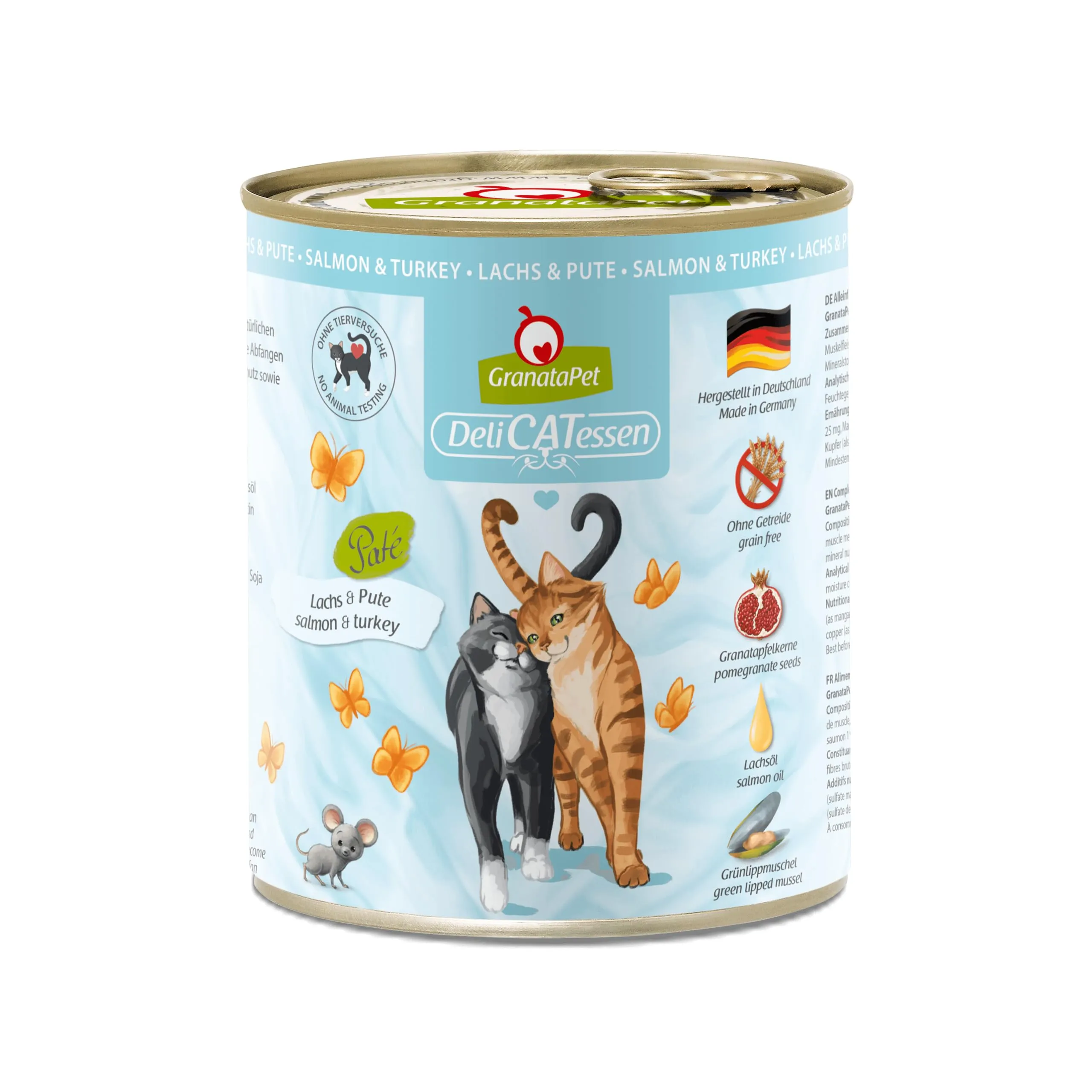 GranataPet DeliCATessen Salmone & Tacchino, 6 x 800g - immagine 1