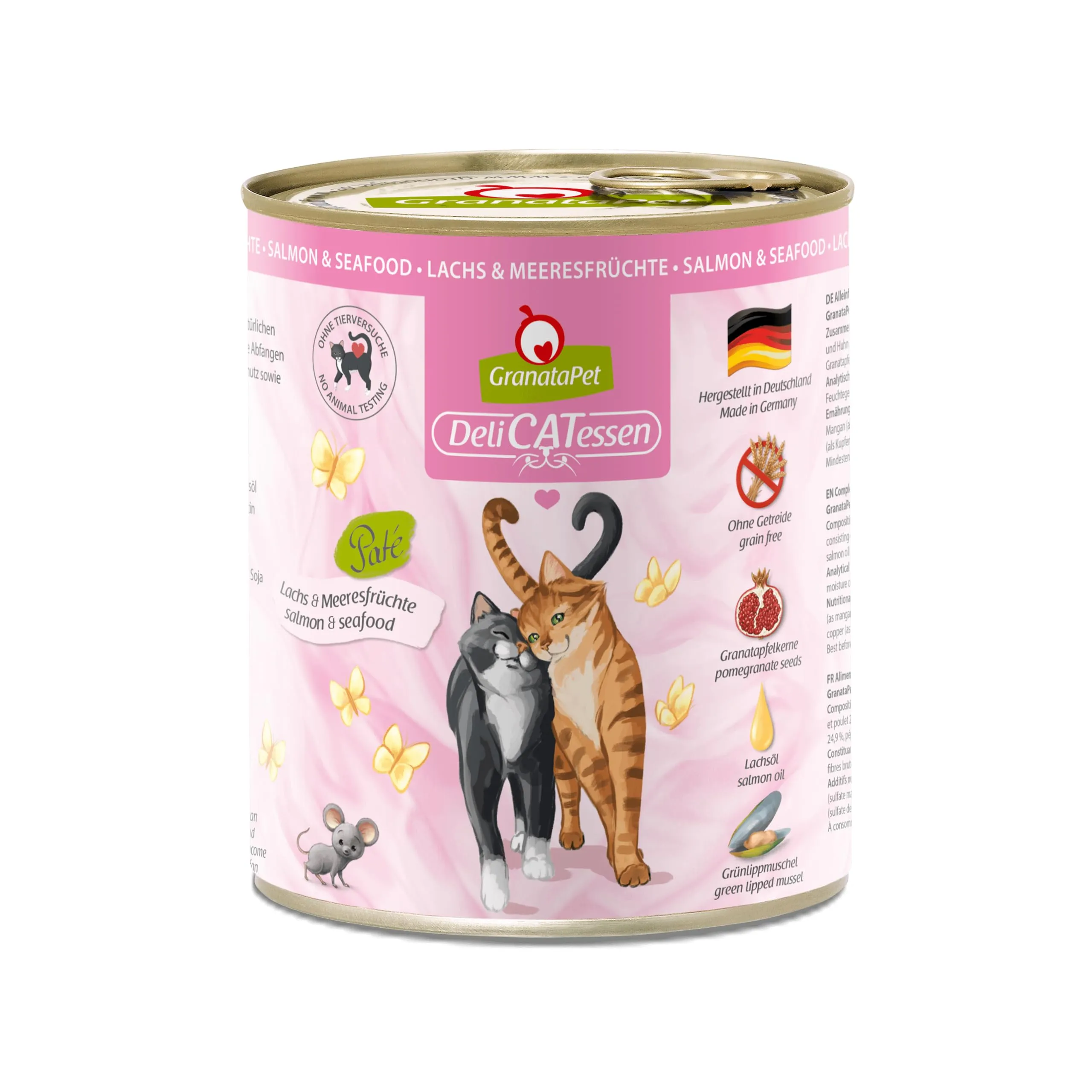 GranataPet DeliCATessen Salmone & Frutti di Mare, 6 x 800g - immagine 1
