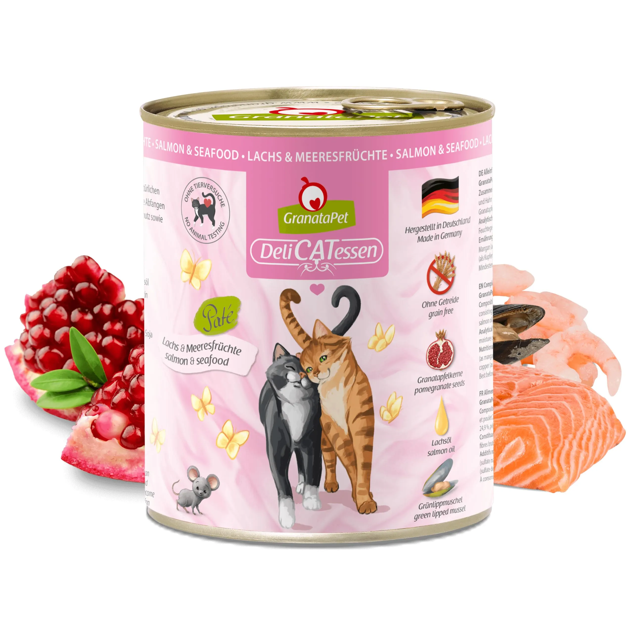 GranataPet DeliCATessen Salmone & Frutti di Mare, 6 x 800g - immagine 2