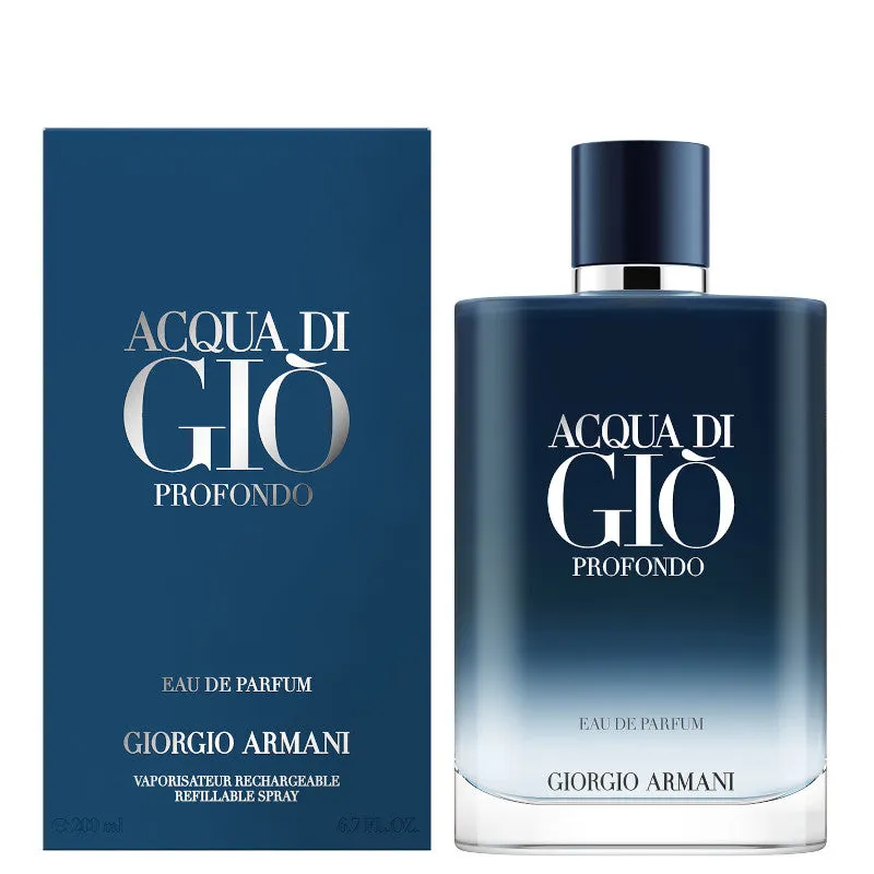 Armani Acqua Di Gio' Pour Homme Profondo Eau de Parfum - 200 ML Ricaricabile - immagine 1
