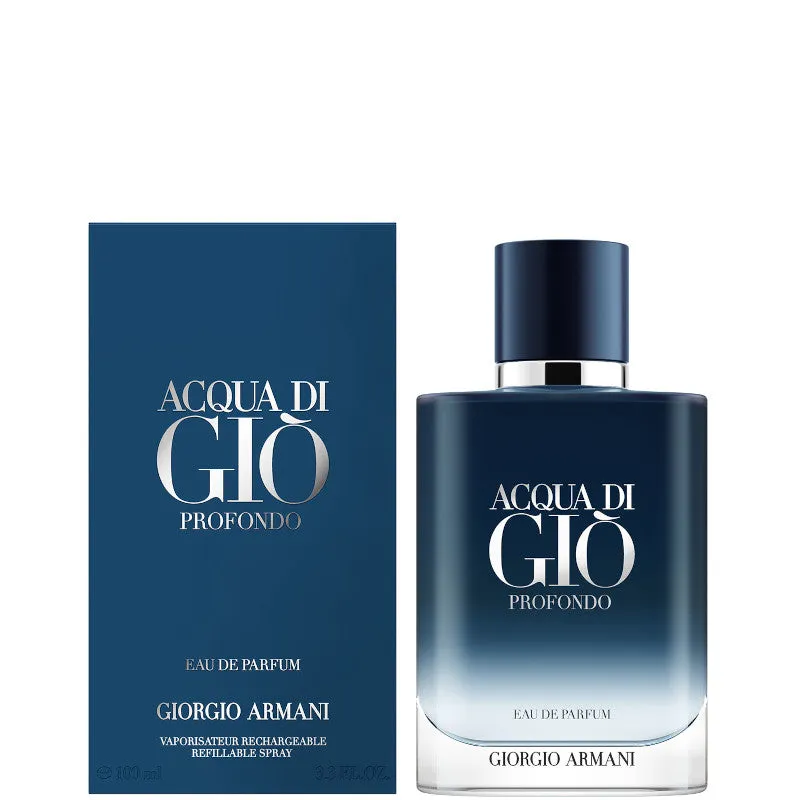 Armani Acqua Di Gio' Pour Homme Profondo Eau de Parfum - 100 ML Ricaricabile - immagine 1