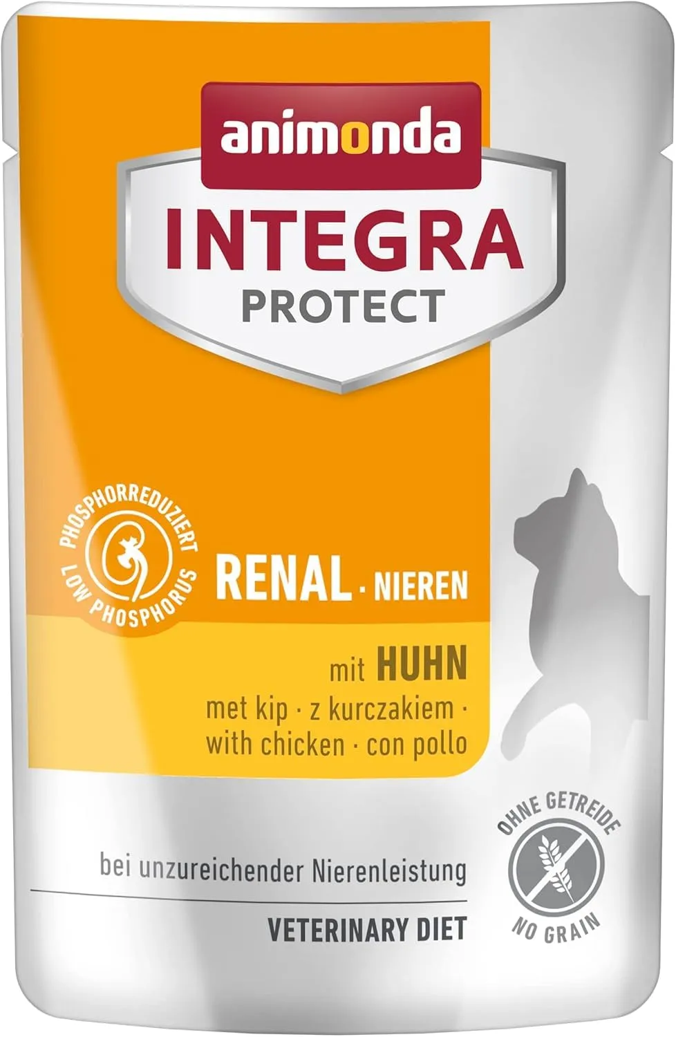 animonda Integra Protect Cibo Umido per Gatti Renal con Pollo (24x 85g) - immagine 1