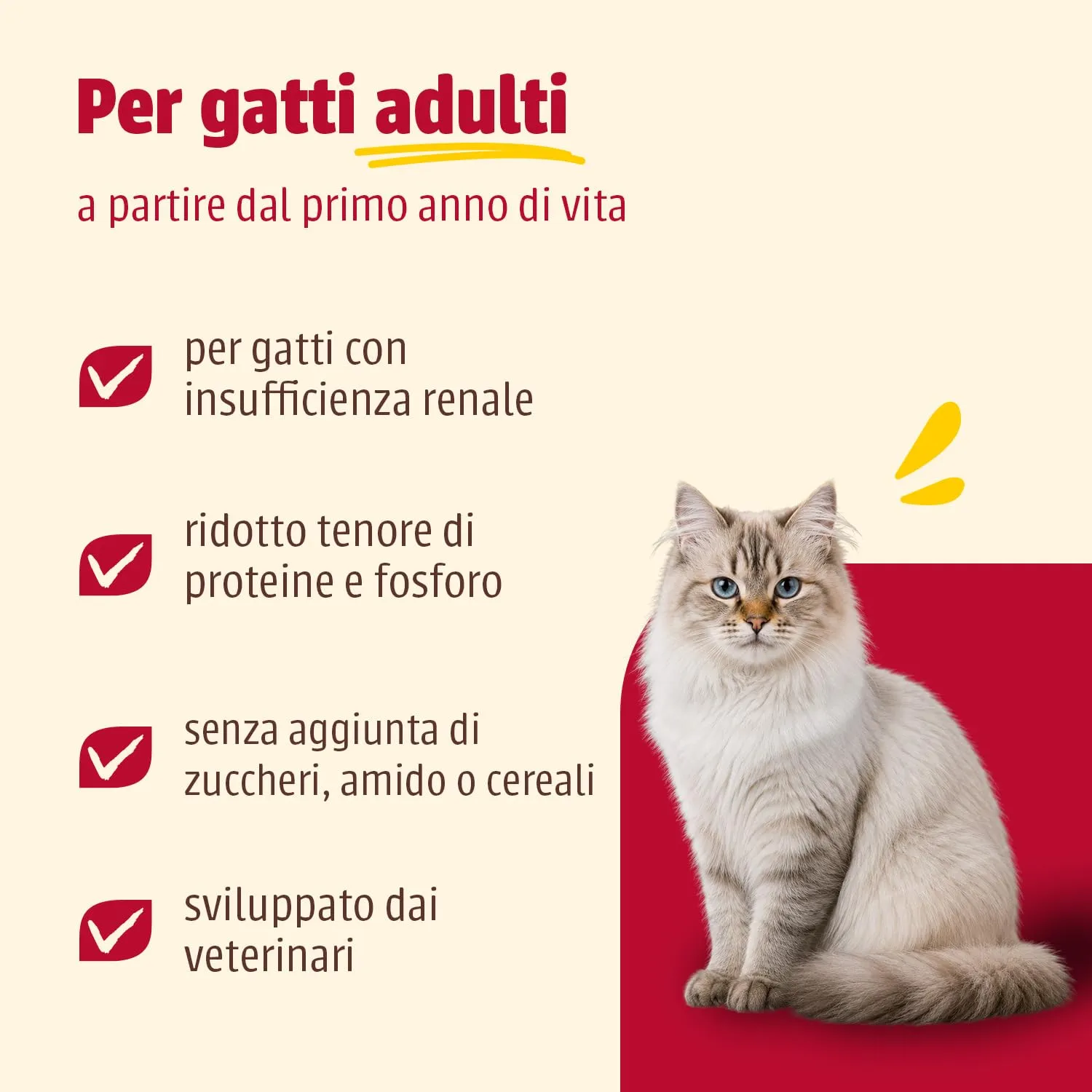 animonda Integra Protect Cibo Umido per Gatti Renal con Pollo (24x 85g) - immagine 2