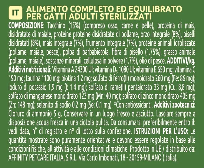 Ultima Cibo per Gatti Sterilizzati per Prevenire Palline di Pelo - Pack 8 x 440g - Total 3,52kg - immagine 4