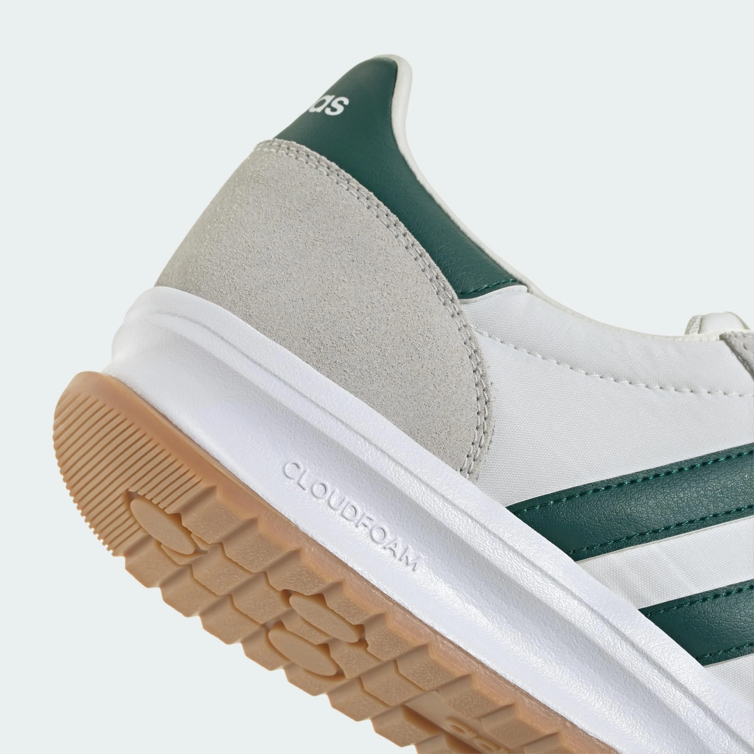 adidas Uomo Run 70S 2.0 Shoes, Core White/Collegiate Green/off White, 42 2/3 EU - immagine 6