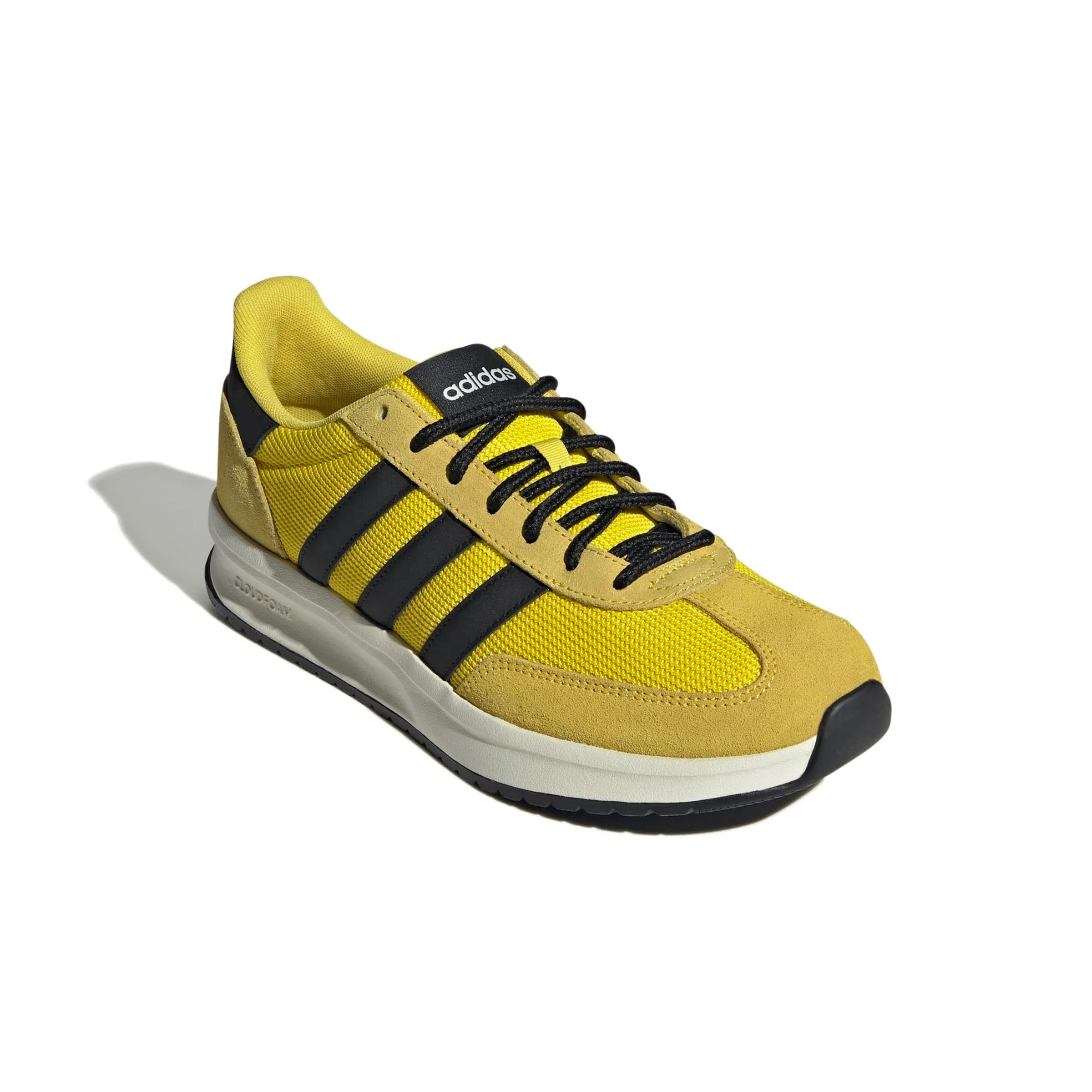 Adidas Uomo Run 70S 2.0 Shoes, Yellow/Core Black/off White, 46 2/3 EU - immagine 3