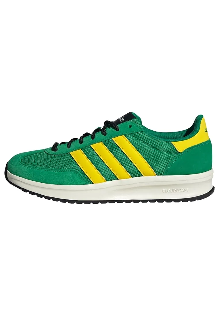 adidas Uomo Run 70S 2.0 Shoes, Green/Yellow/off White, 40 EU - immagine 1