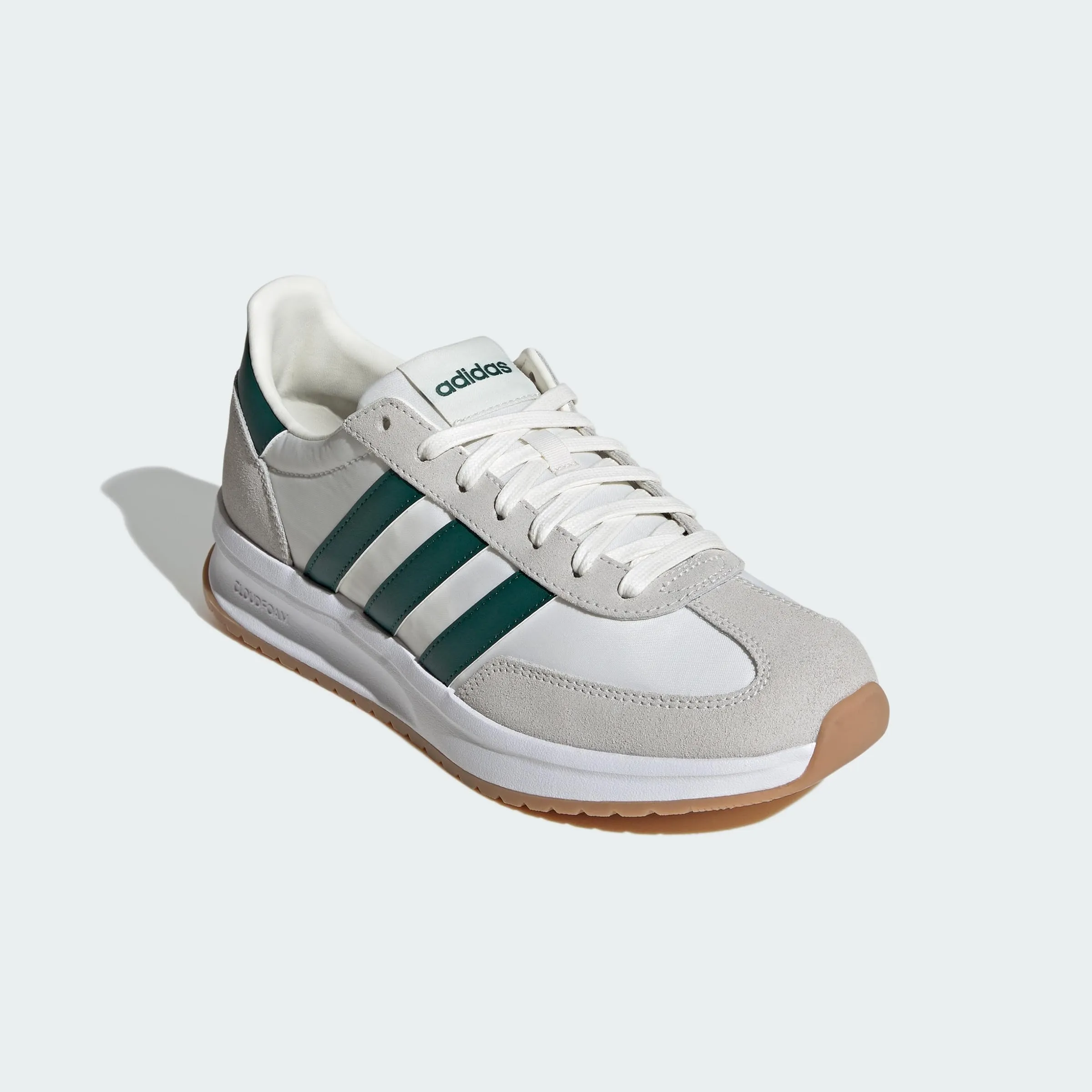 adidas Uomo Run 70S 2.0 Shoes, Core White/Collegiate Green/off White, 44 EU - immagine 7