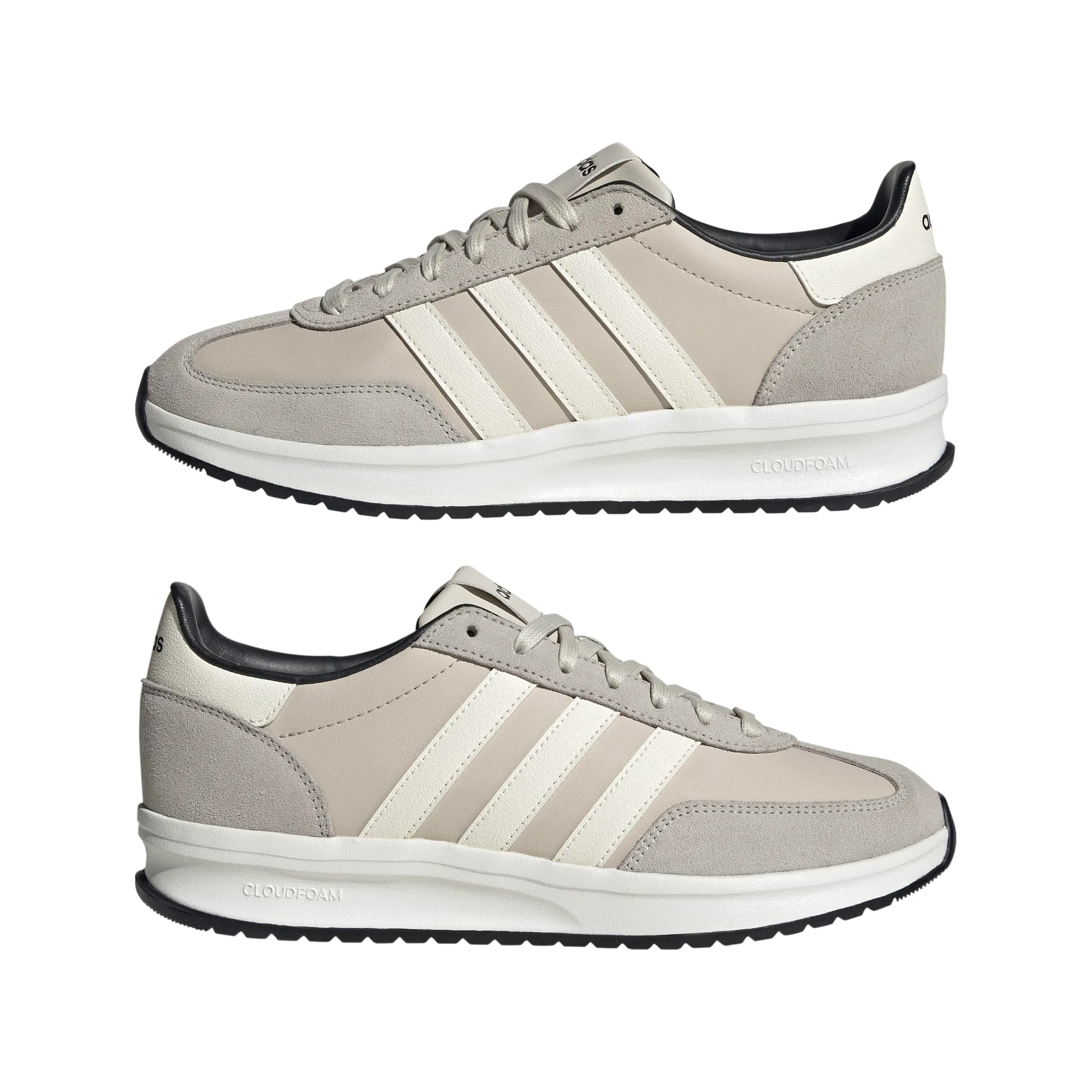 Adidas Uomo Run 70S 2.0 Shoes, Wonder Alumina/off White/Alumina, 40 2/3 EU - immagine 6