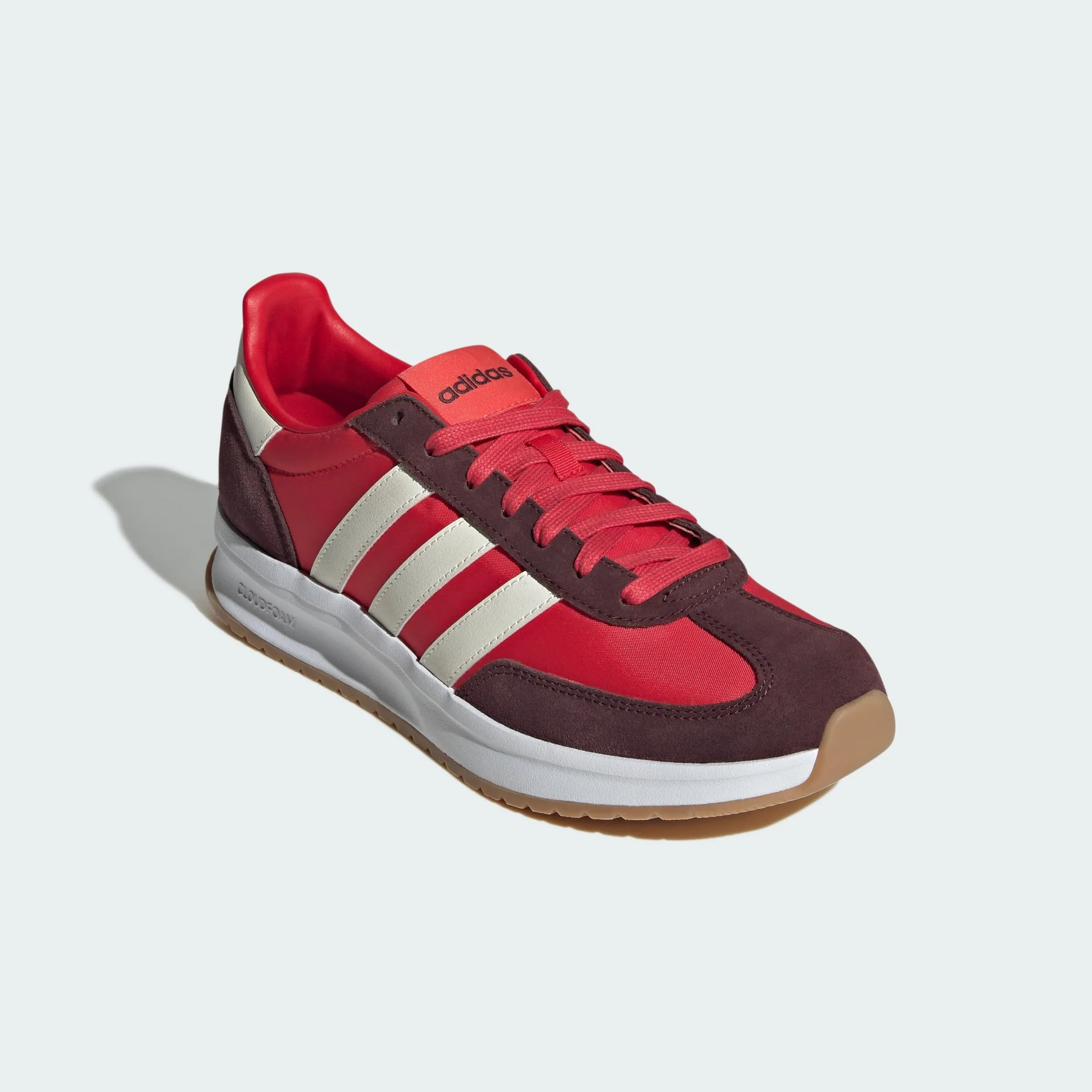 adidas Uomo Run 70S 2.0 Shoes, Pure Ruby/Core White/Aurora Ruby, 42 2/3 EU - immagine 8