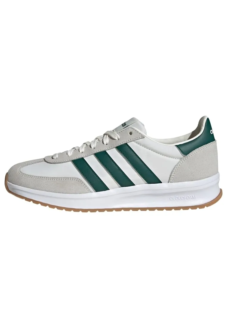adidas Uomo Run 70S 2.0 Shoes, Core White/Collegiate Green/off White, 40 2/3 EU - immagine 1