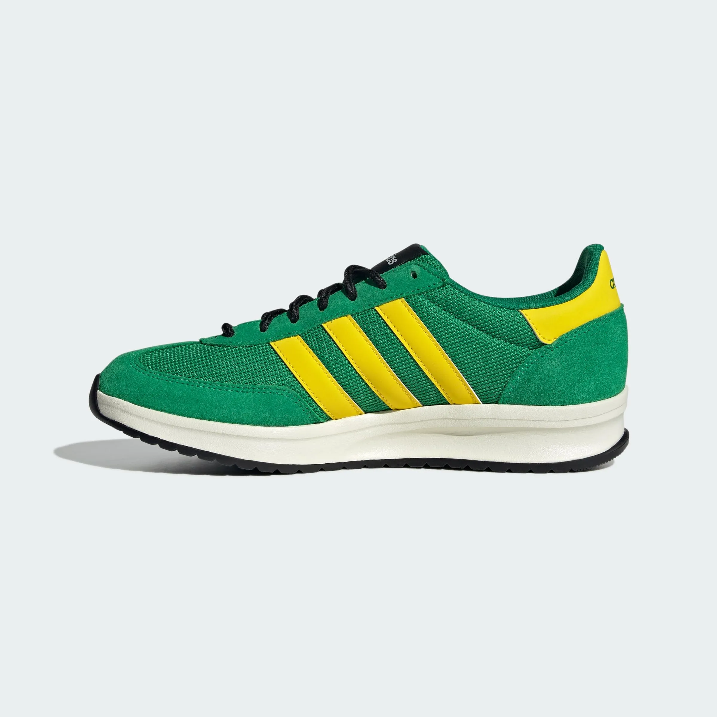 adidas Uomo Run 70S 2.0 Shoes, Green/Yellow/off White, 47 1/3 EU - immagine 4