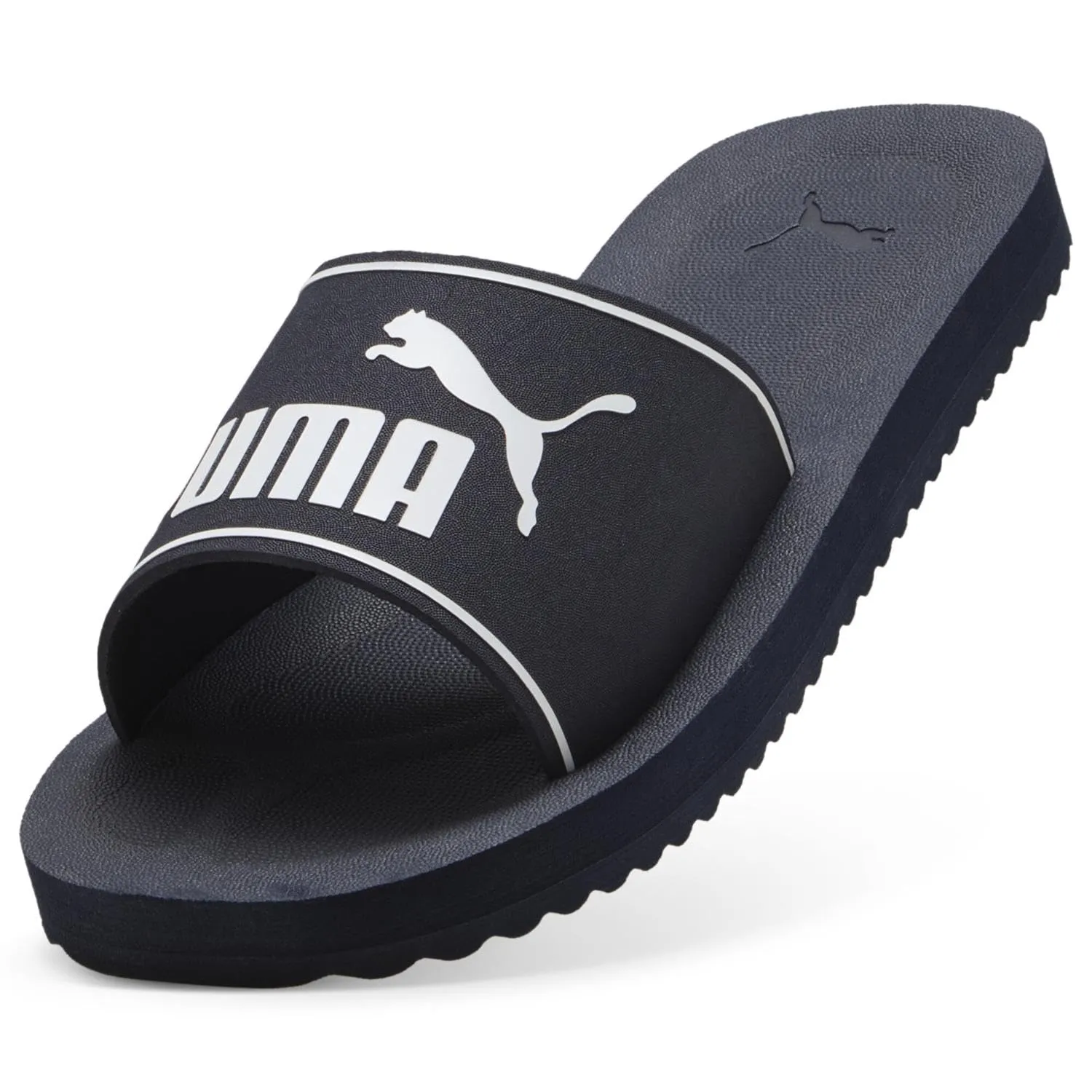 Puma Sandali Unisex Purecat 2.0 Slide, New Navy Puma Bianco, 42 EU - immagine 4