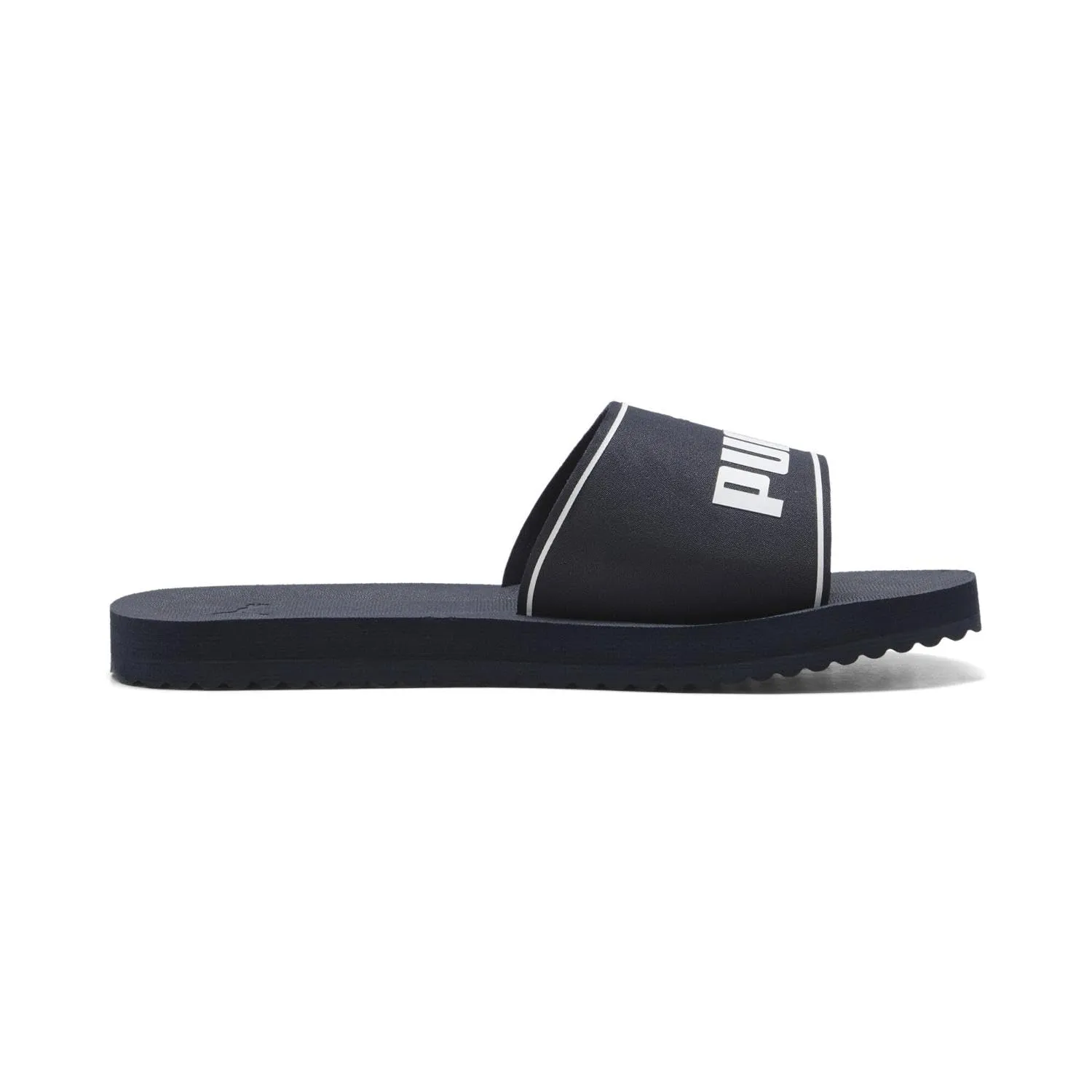 Puma Sandali Unisex Purecat 2.0 Slide, New Navy Puma Bianco, 46 EU - immagine 5