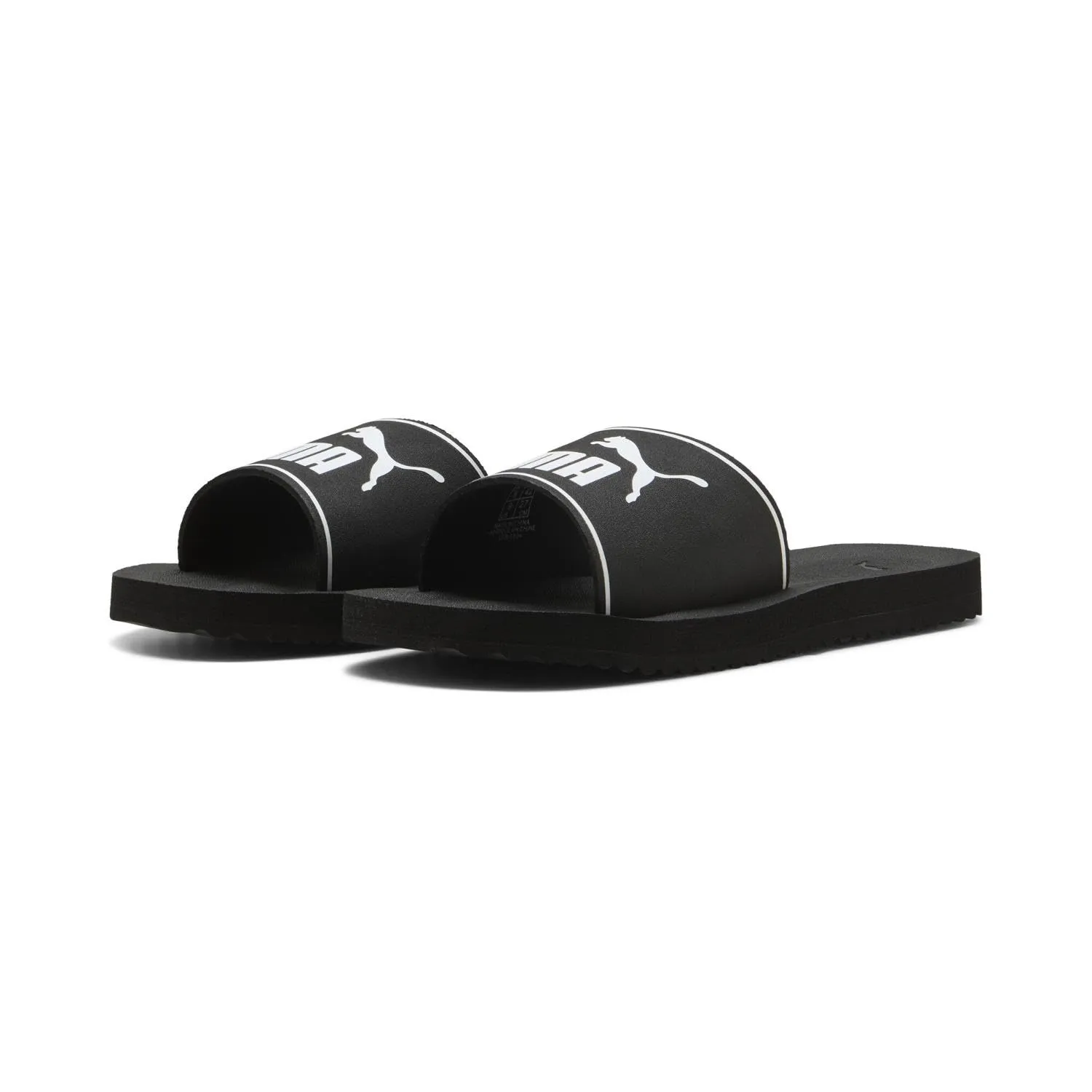 Puma Sandali Unisex Purecat 2.0 Slide, Nero (Puma Black), Bianco (Puma White), 40.5 EU - immagine 1