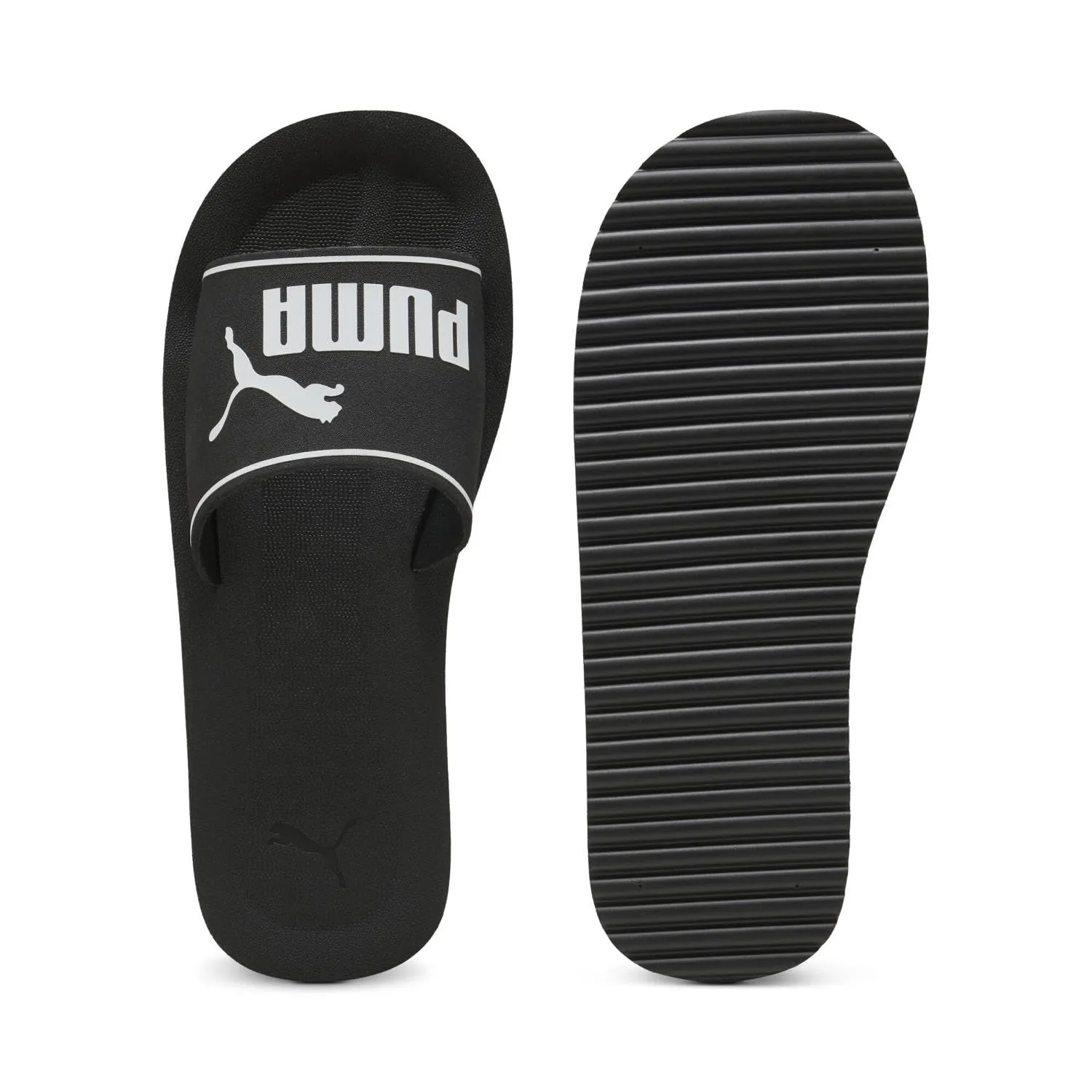 PUMA Sandali unisex Purecat 2.0 Slide, Nero (Puma Black), bianco (Puma White), 48 EU - immagine 3