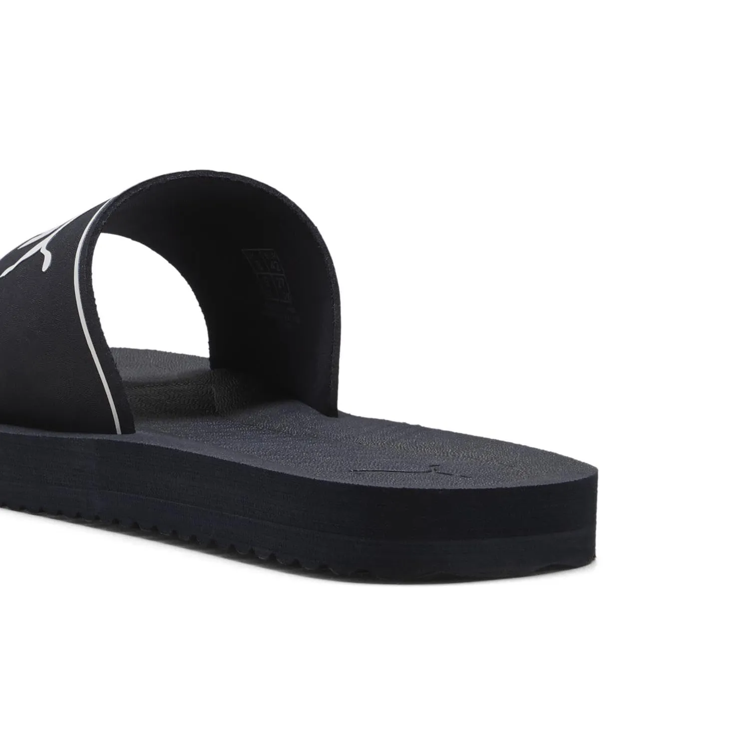 Puma Sandali Unisex Purecat 2.0 Slide, New Navy Puma Bianco, 44.5 EU - immagine 2