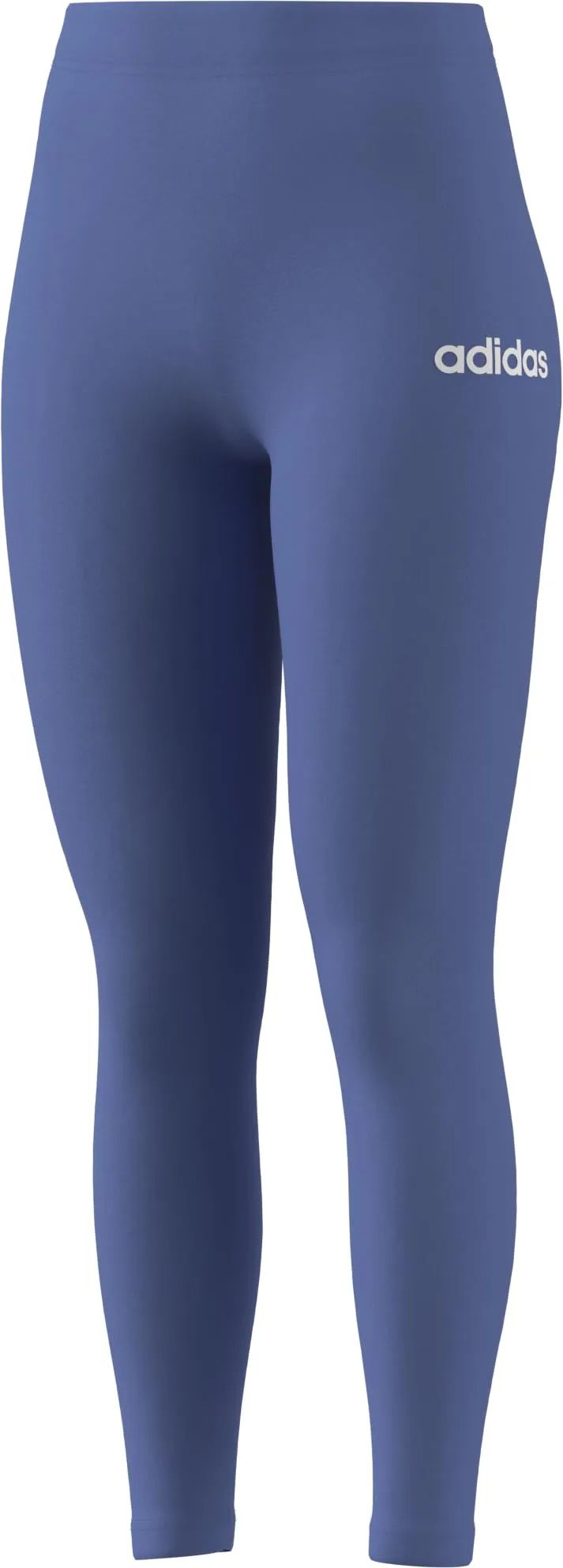adidas Donna ESSENTIALS LINEAR COTTON LEGGINGS, blue fusion/white, S - immagine 3
