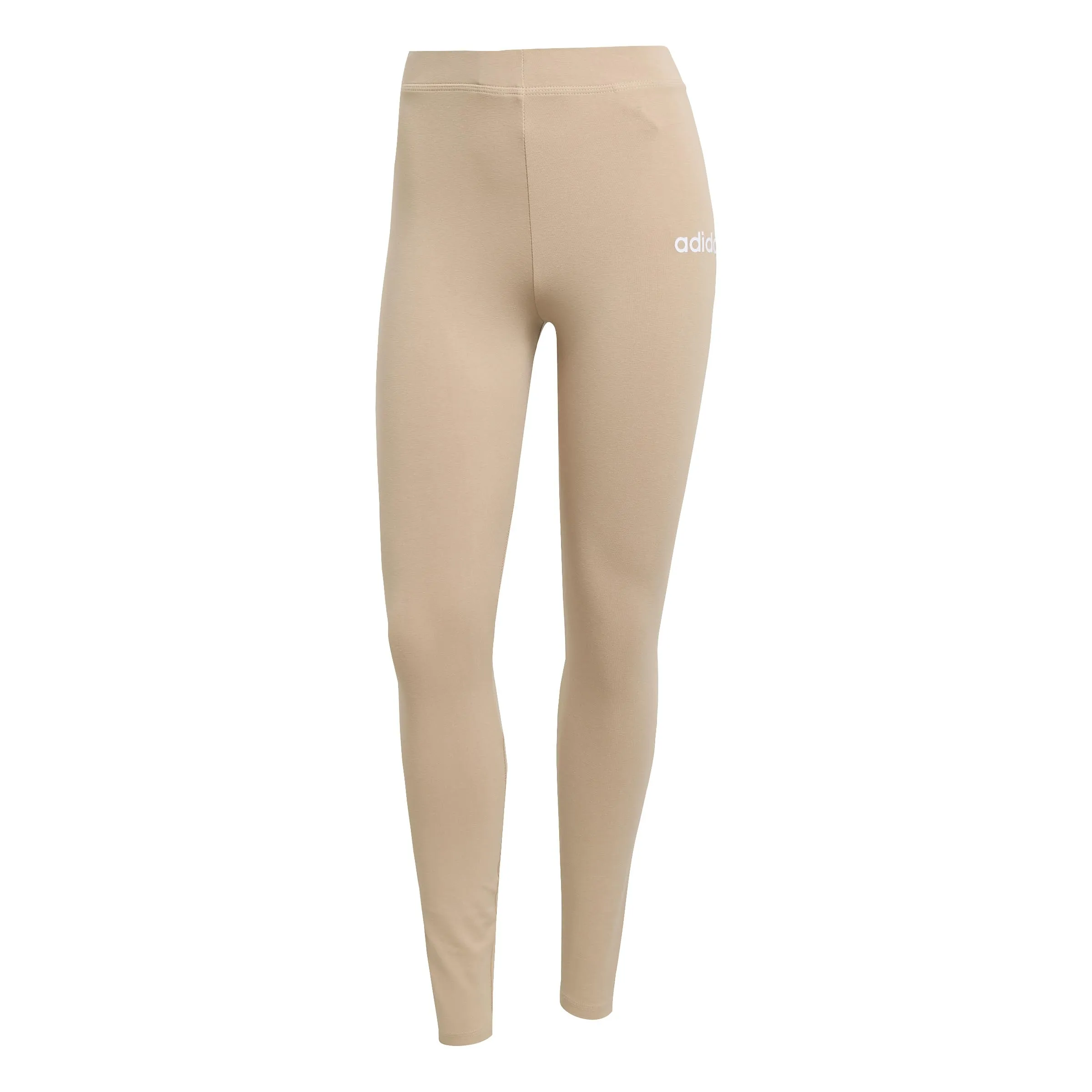 adidas Donna ESSENTIALS LINEAR COTTON LEGGINGS, warm sandstone/white, XS - immagine 1