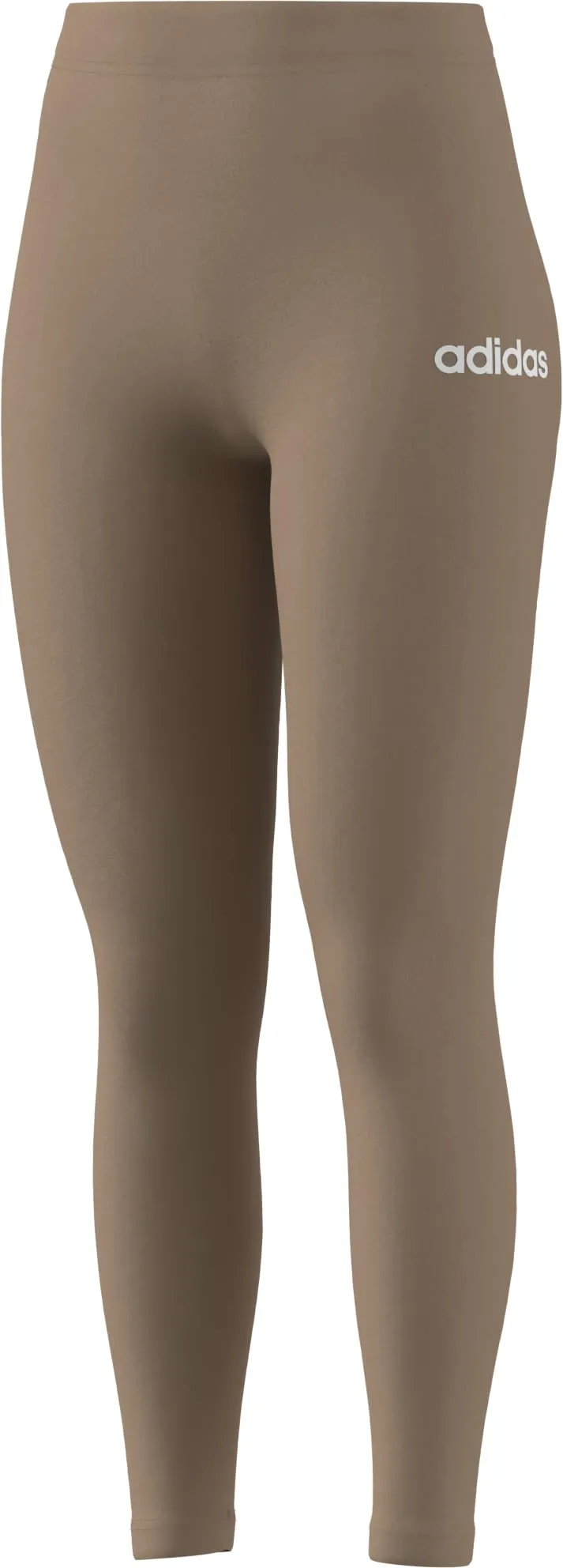 adidas Donna ESSENTIALS LINEAR COTTON LEGGINGS, warm sandstone/white, XS - immagine 3