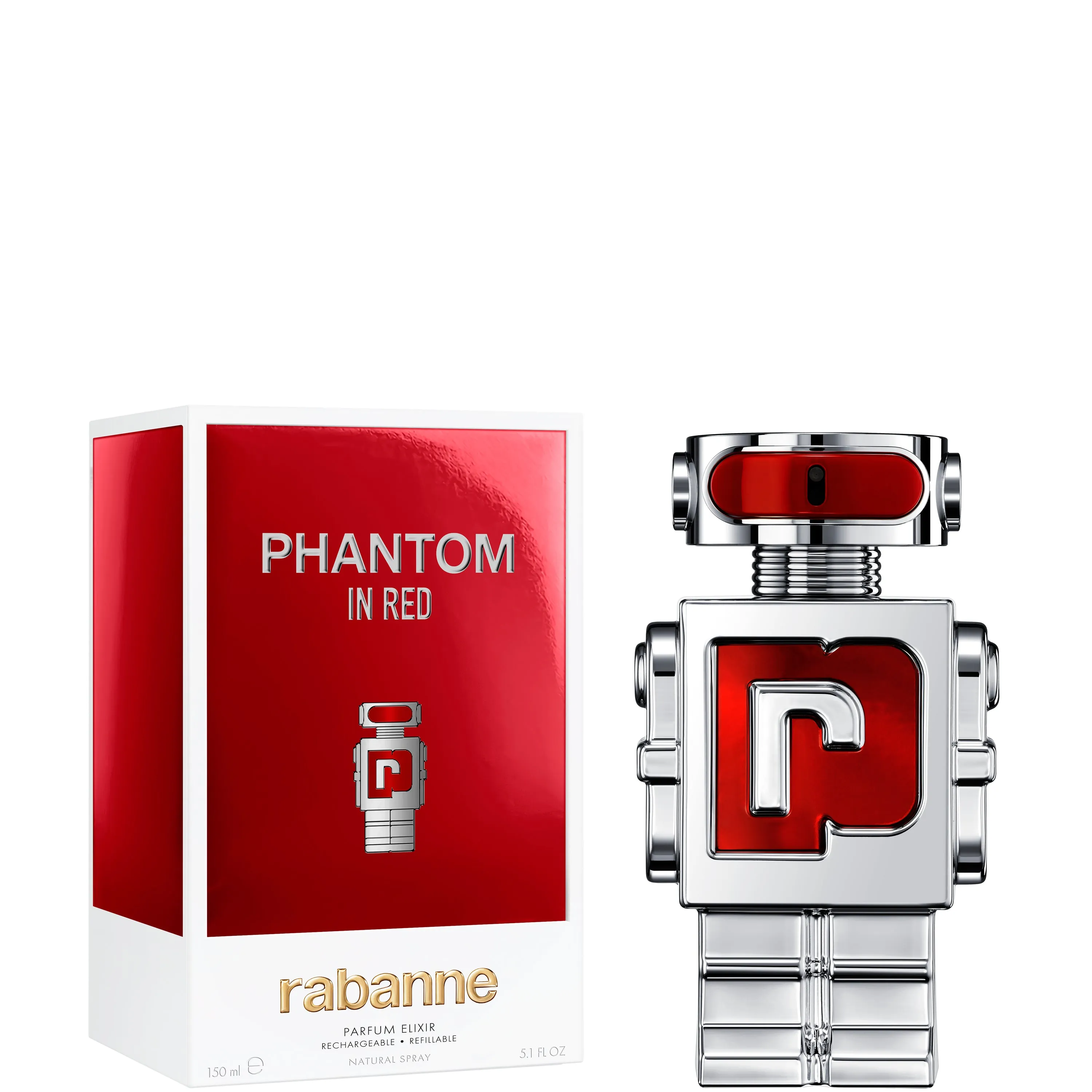 Rabanne Rabanne Phantom in Red Parfum Elixir - 150 ML - immagine 1