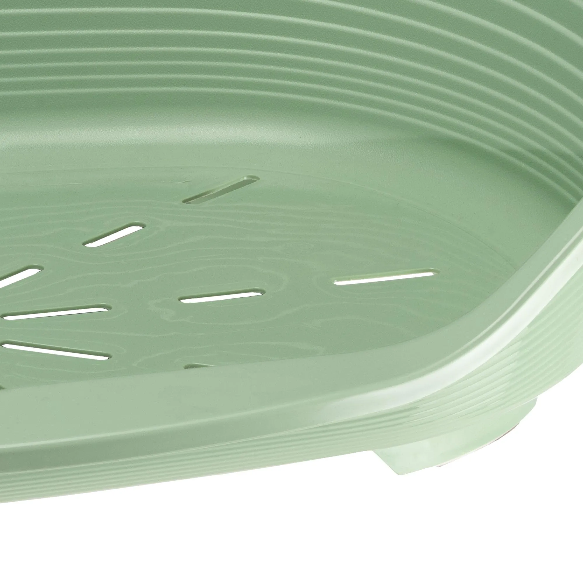 Ferplast Cuccia per Cani Cuccia per Cani grandi 100% plastica riciclata Lettino per Cani lavabile traspirante e antiscivolo Siesta Deluxe, 93,5 x 68 x 28,5 cm., Verde - immagine 6
