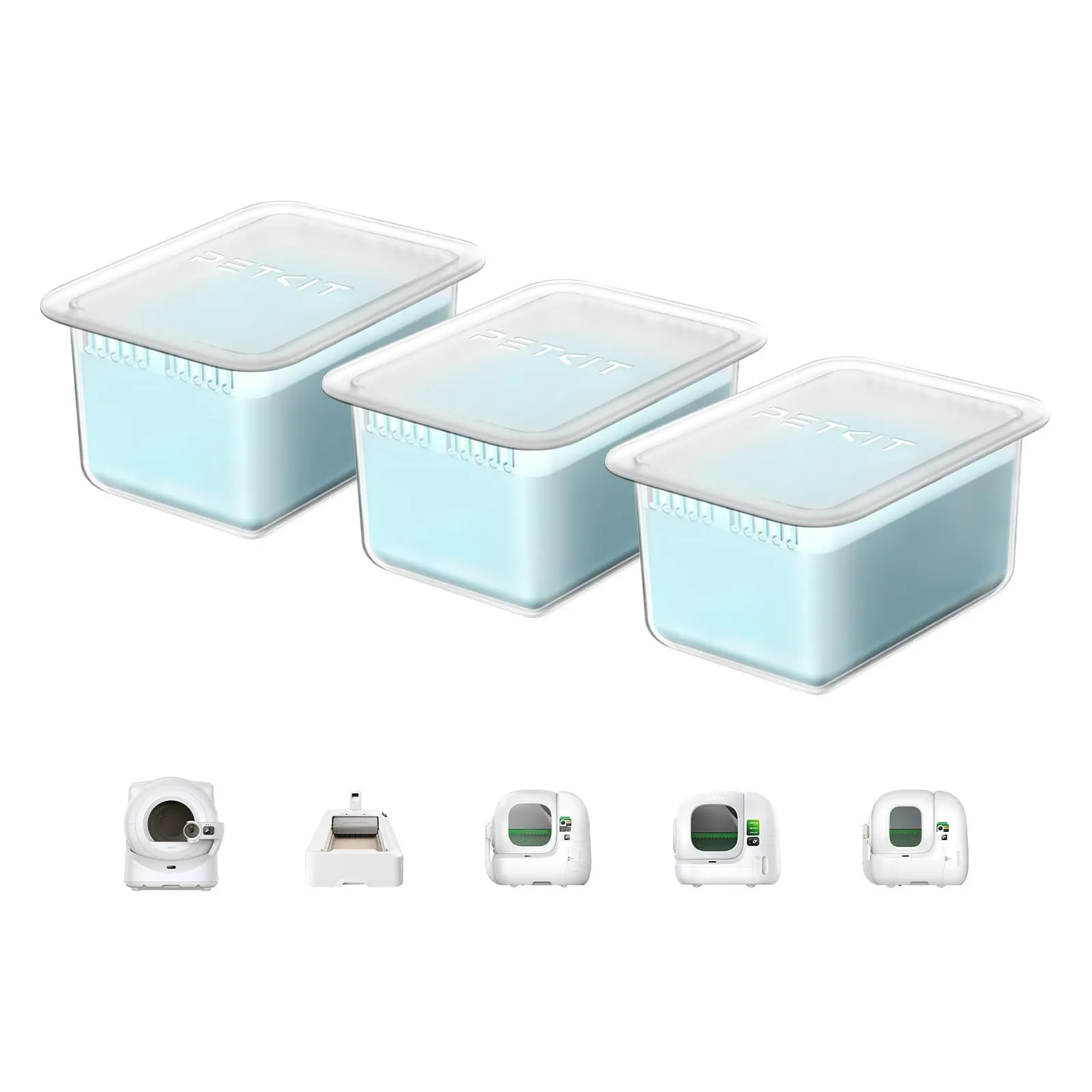 PETKIT N60 Deodorante per Purobot Ultra e Purobot Max PRO 2 Toilette per Gatti Autopulente, Fragranza a Lunga Durata, Alta Sicurezza, Non Irritante, Uso Duraturo (Confezione da 3) - immagine 1