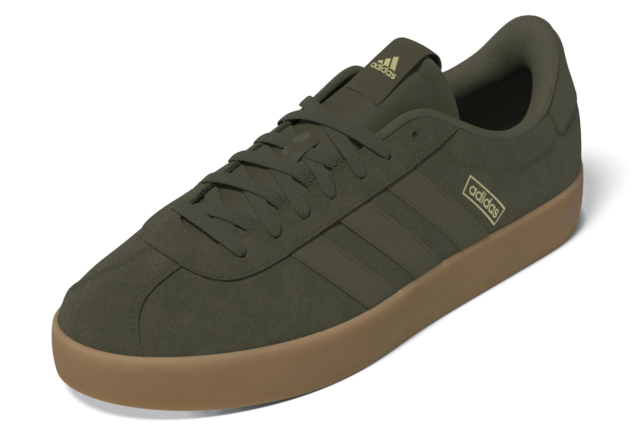 Adidas Uomo VL Court 3.0 Shoes, Olive Strata/Olive Strata/Gold Met., 43 1/3 EU - immagine 9