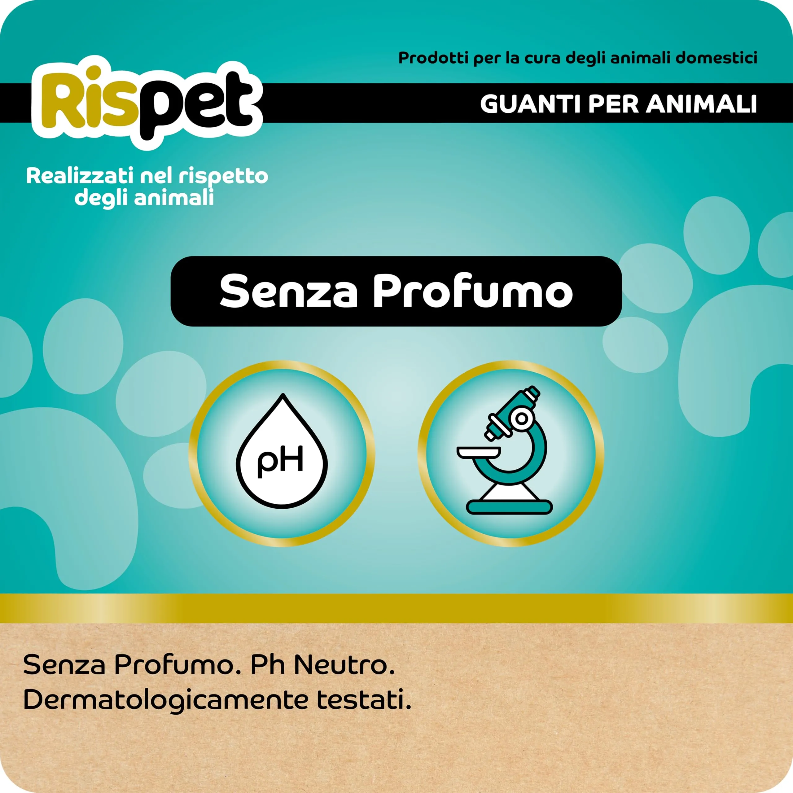 RISPET Salviette a Guanto Igienizzanti per Pulizia Cani Gatti e Animali Domestici, Rimuovono Peli & Puliscono, Guanti Igienici Monouso, 8 Guanti - immagine 4