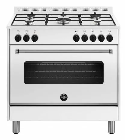 Bertazzoni La Germania Americana AMN965EBV24 cucina Elettrico Gas Bianco - immagine 1