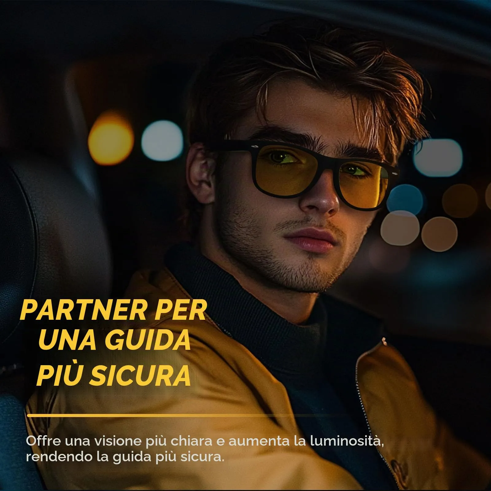 LINVO Occhiali da Sole Polarizzati per Uomo Donna Protezione alla Guida Protezione UV tile Retrò Anni '80 Design - immagine 2