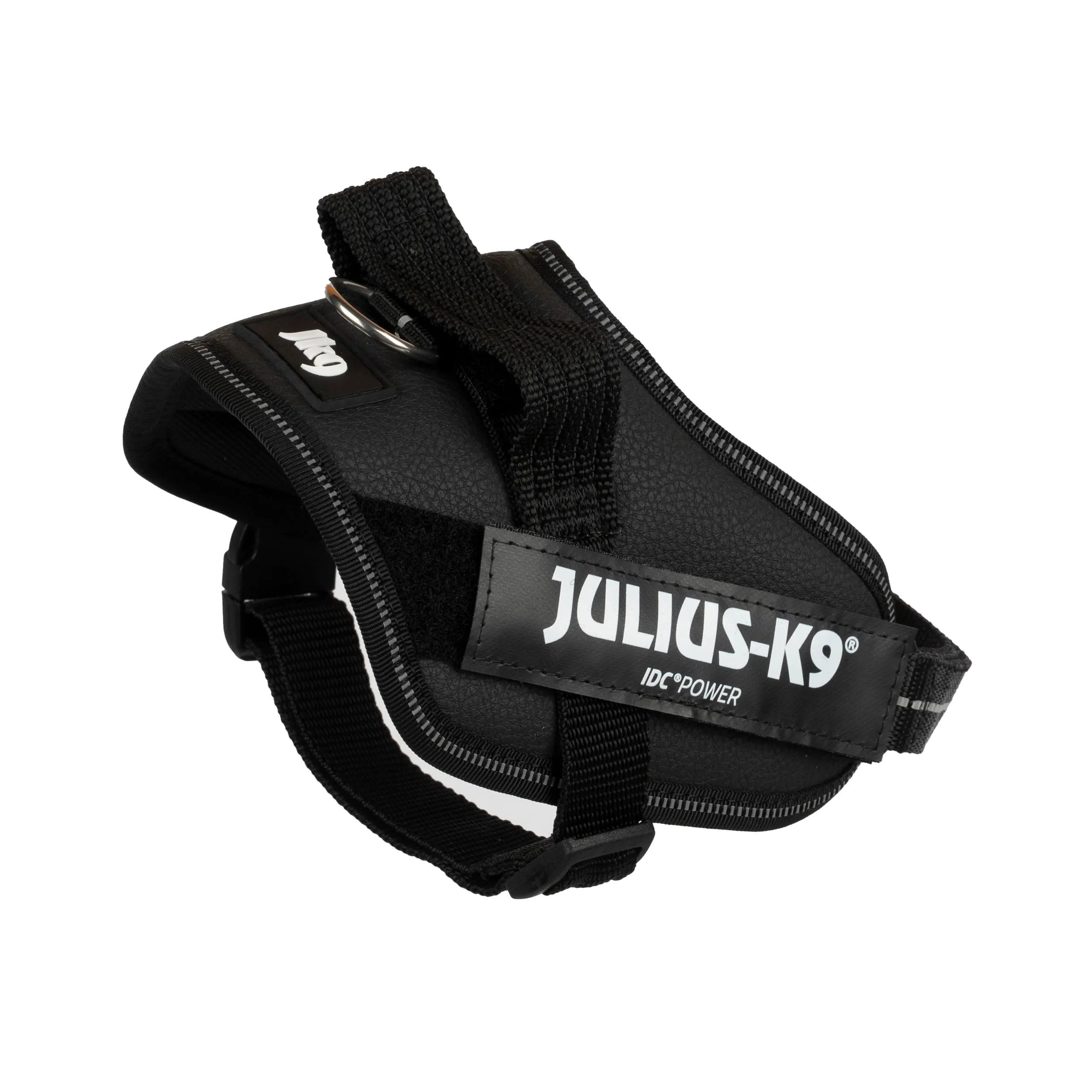 Pettorina IDC Power, Taglia: Mini-Mini/XS, Nero - finta pelle - immagine 2