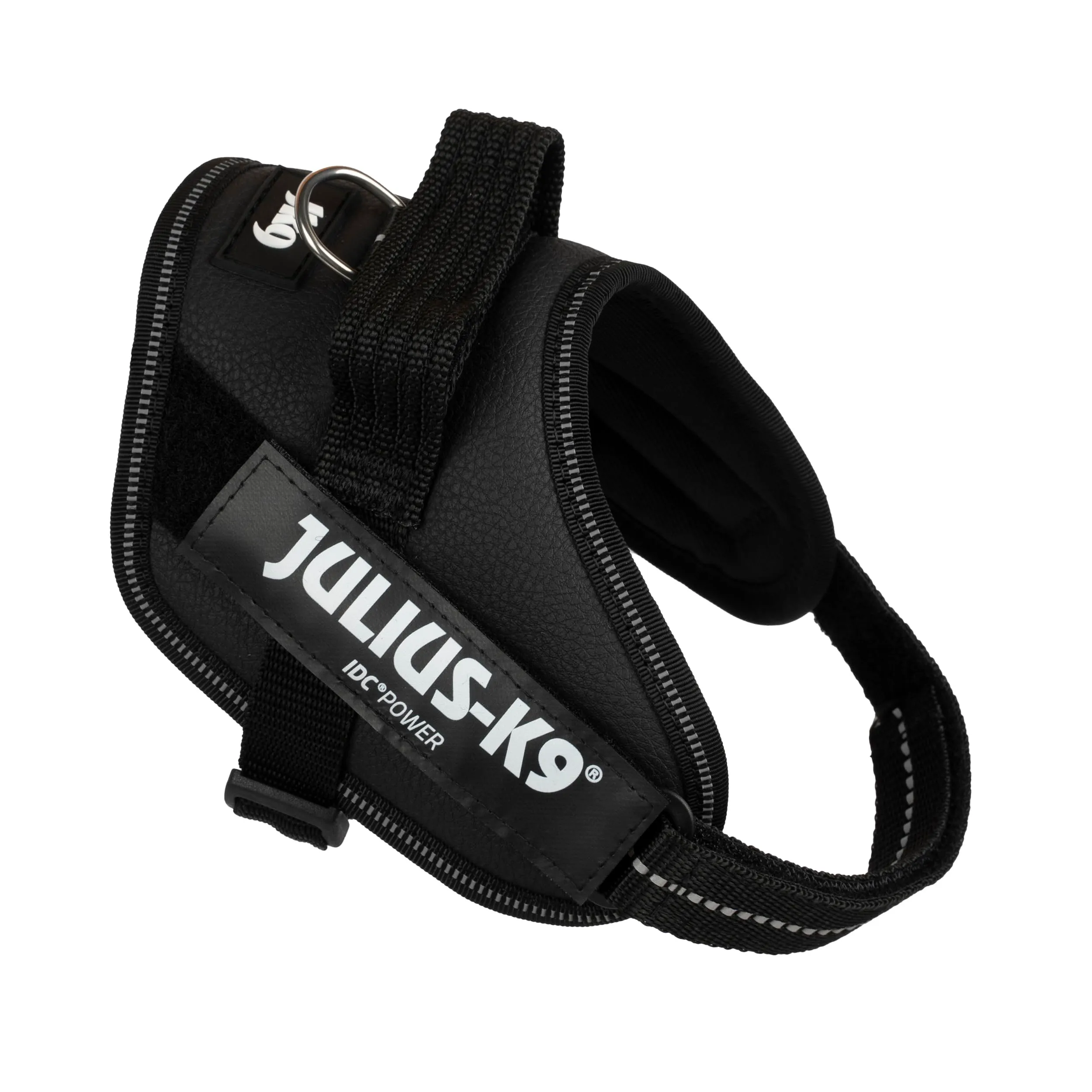 Pettorina IDC Power, Taglia: Mini-Mini/XS, Nero - finta pelle - immagine 3