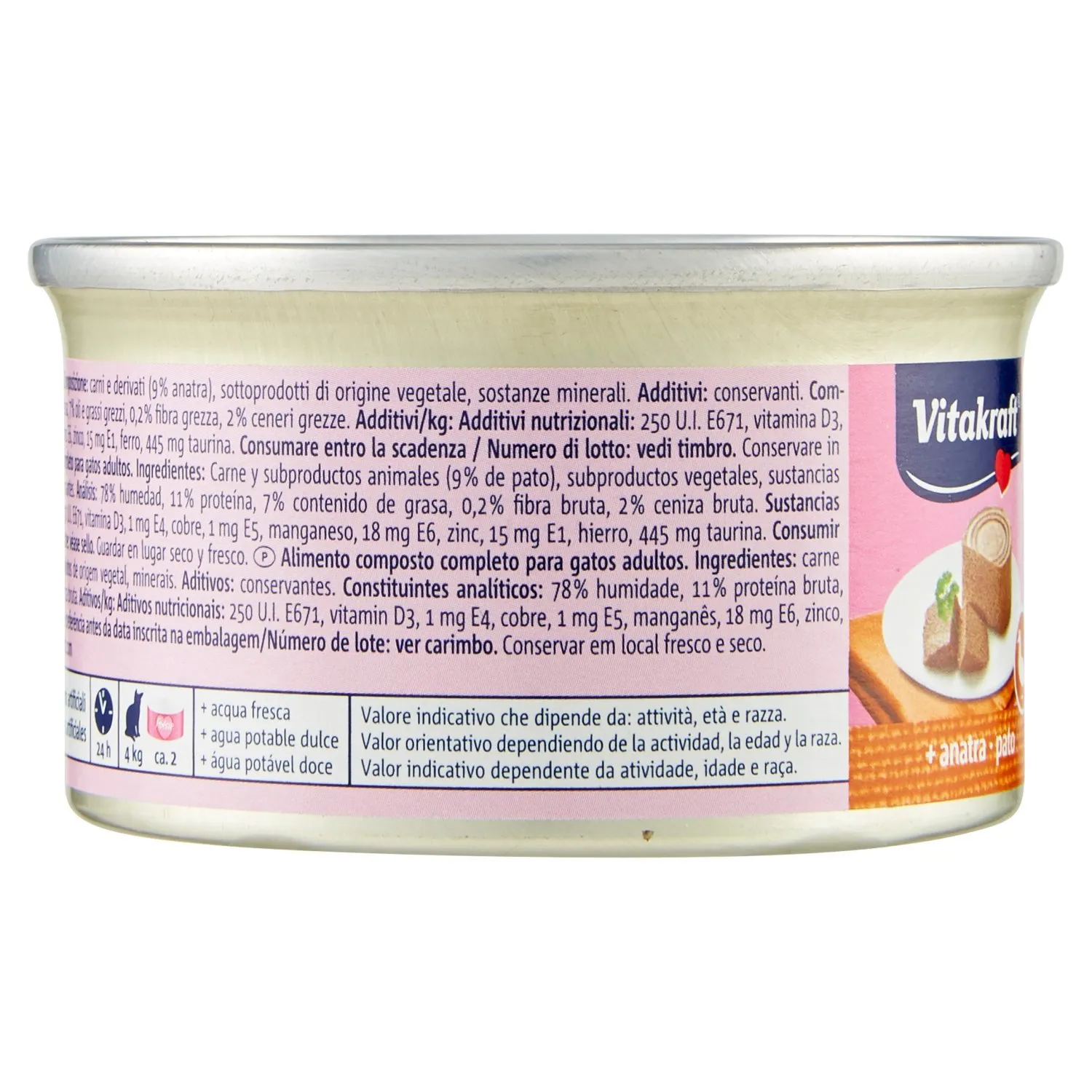 Vitakraft Poésie Mousse, alimento umido gatto, con carne di anatra, per gatti adulti - immagine 2