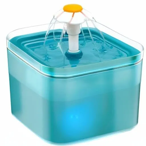 Fontanella per Gatti: Fontana per Gatti Ultra Silenziosa - 2L Dispenser Acqua Gatto Automatico - Dispenser Acqua Cani - Filtrazione Multipla - AONBOY - immagine 8