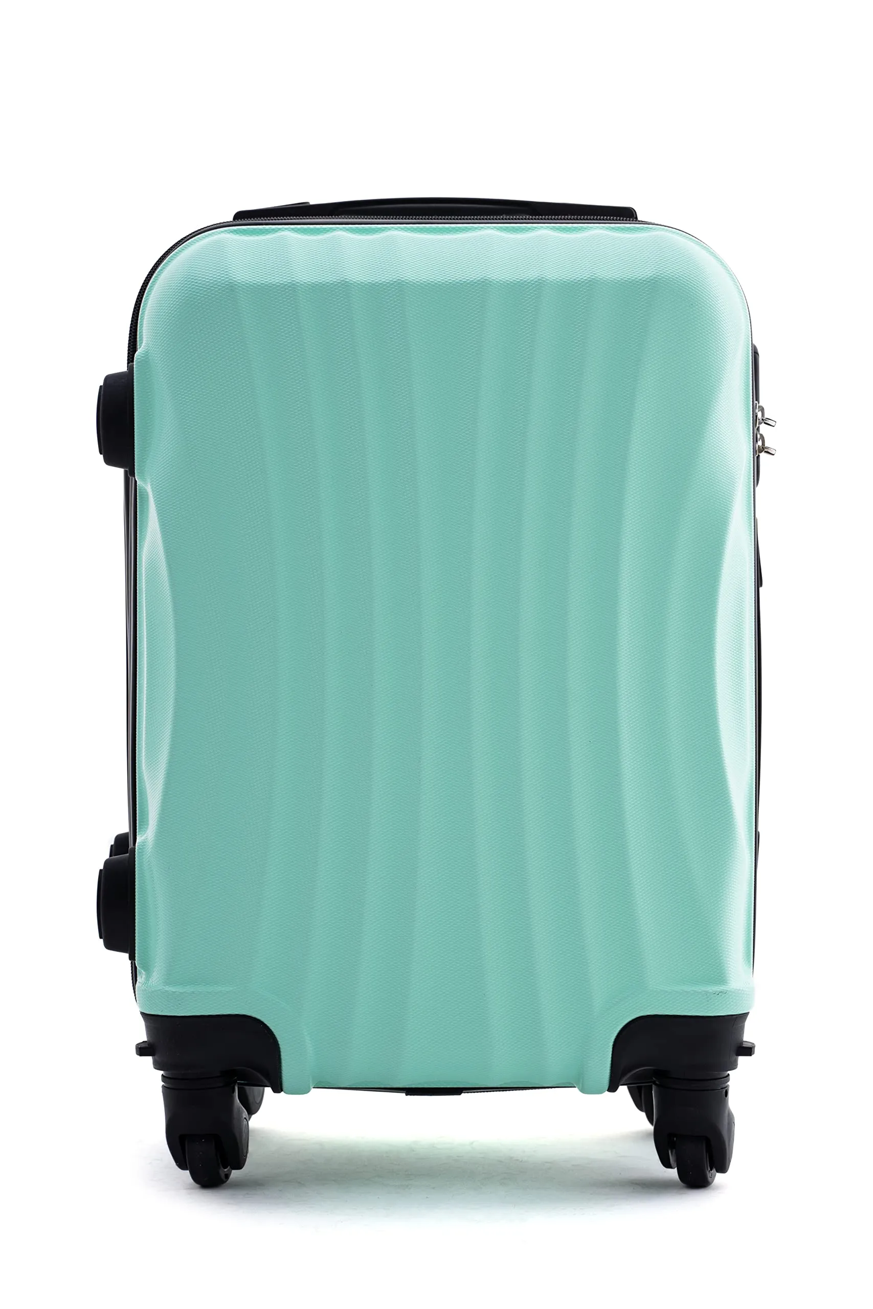 R.Leone Ryanair 55x40x20 cm Valigia Trolley Bagaglio a mano 4 Ruote rimovibile Ultraleggero in ABS Autonomo 20373N (Verde Acqua, Valigia 55X40X20cm) - immagine 3