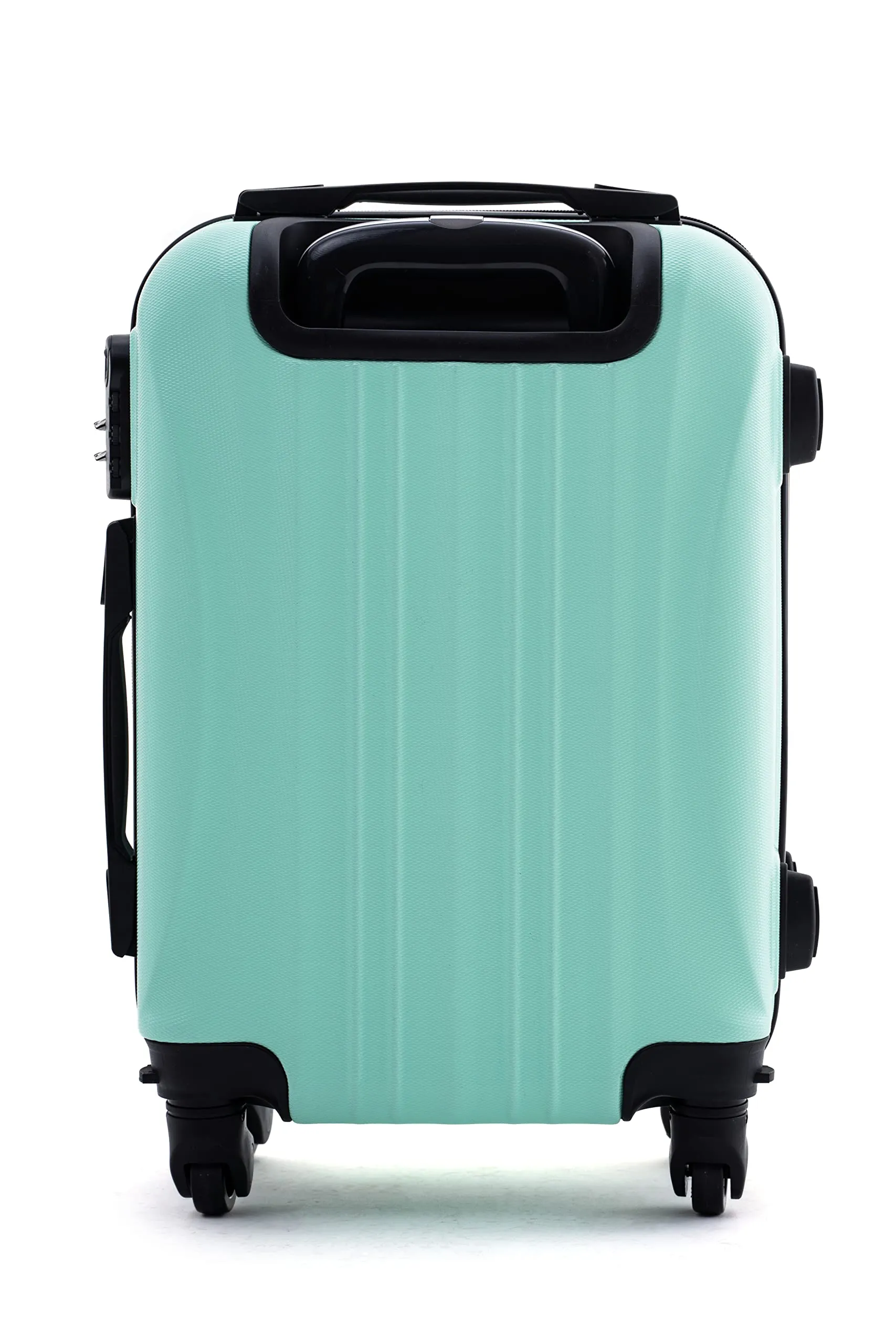 R.Leone Ryanair 55x40x20 cm Valigia Trolley Bagaglio a mano 4 Ruote rimovibile Ultraleggero in ABS Autonomo 20373N (Verde Acqua, Valigia 55X40X20cm) - immagine 4