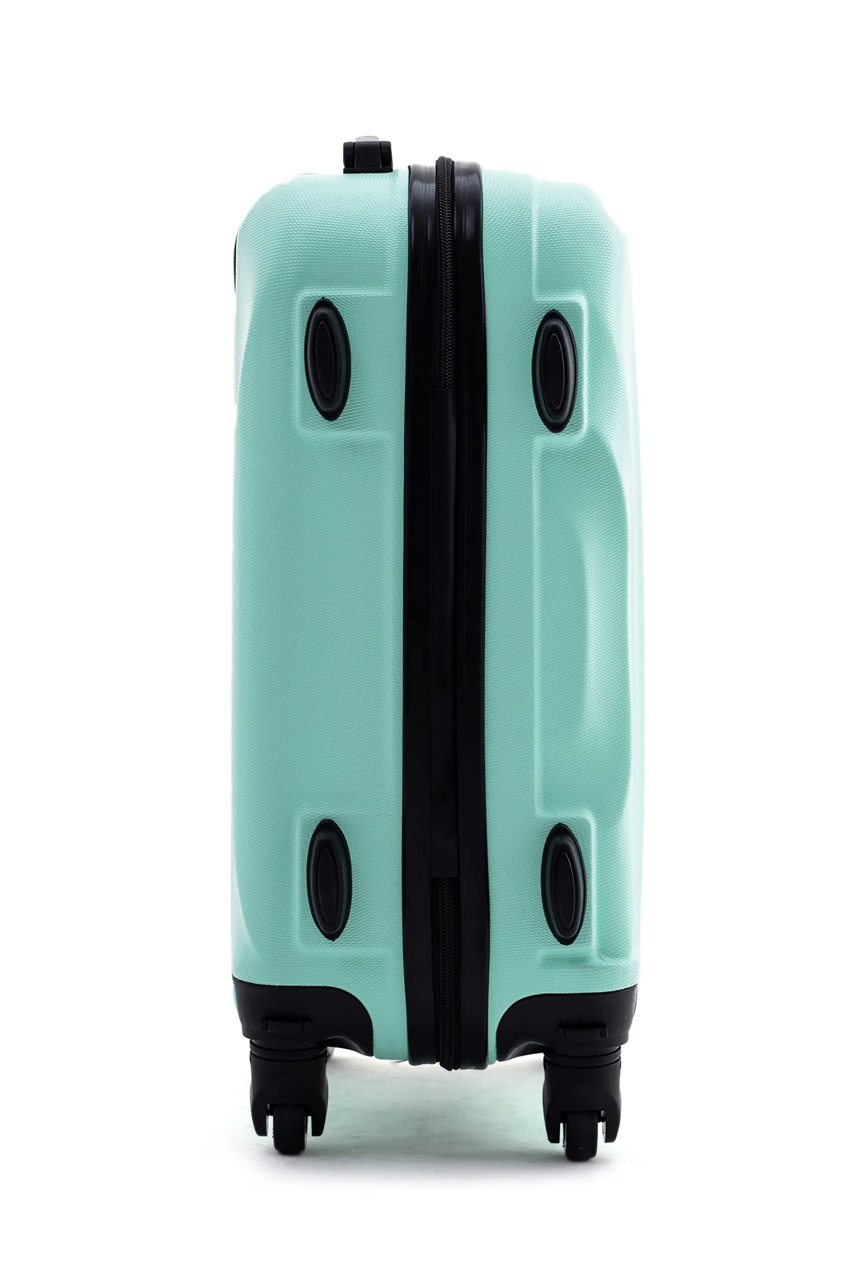 R.Leone Ryanair 55x40x20 cm Valigia Trolley Bagaglio a mano 4 Ruote rimovibile Ultraleggero in ABS Autonomo 20373N (Verde Acqua, Valigia 55X40X20cm) - immagine 6