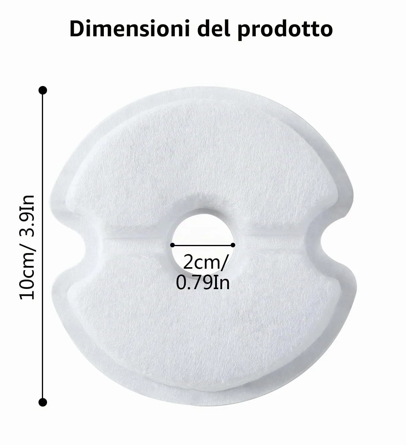 Filtro Fontanella per Gatti 4 Pezzi,Yiupea Fontana Per Gatti Filtro Per Fontana Gatto/Cane 2L&2.5L/67-84 oz, con Carbone Attivo e Resina-Tripla Filtrazion - immagine 3